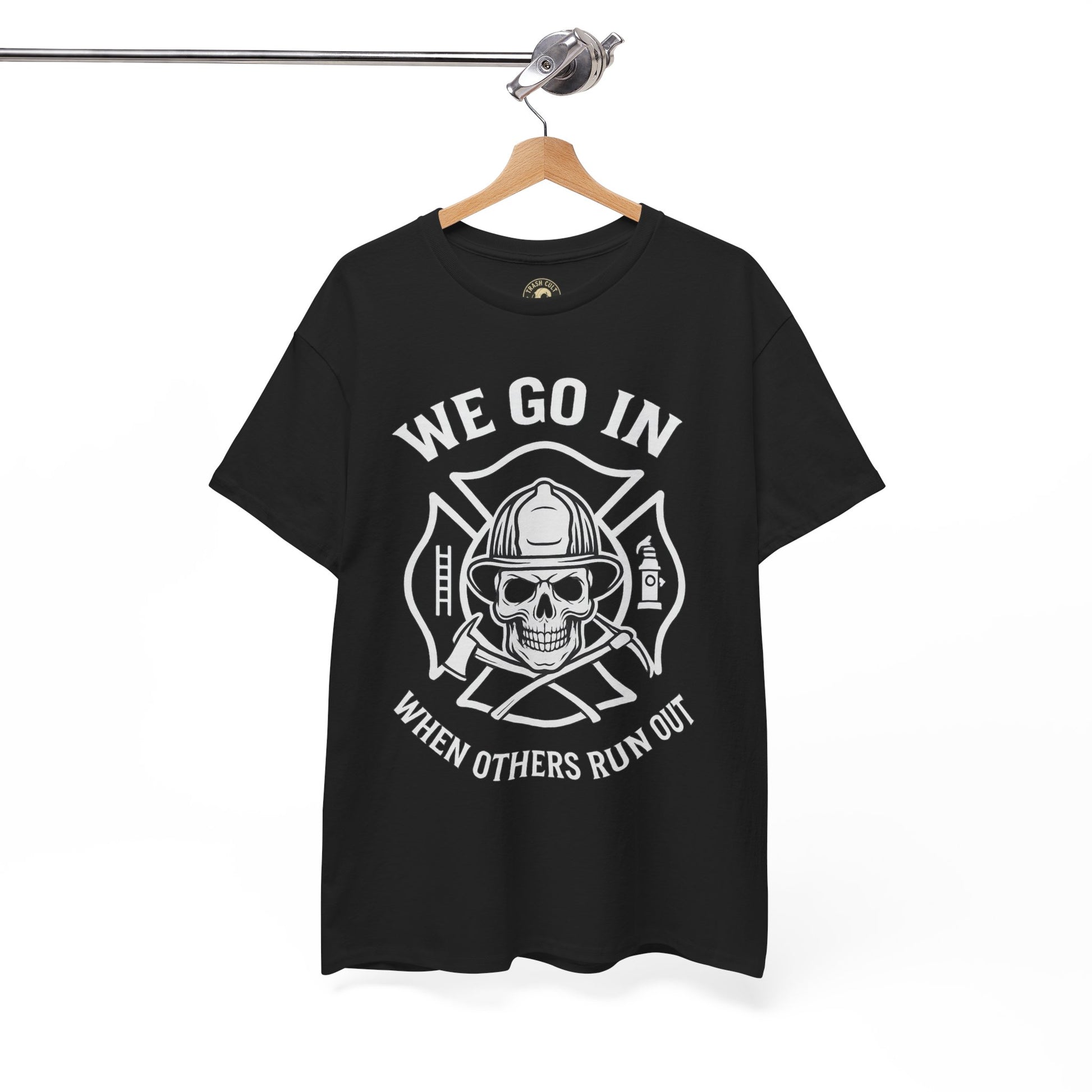 Firefighter Tribute T-Shirt - Bold Design, Heroic Spirit, Unisex Shirt, Gift for Firefighters, Fire Safety Awareness