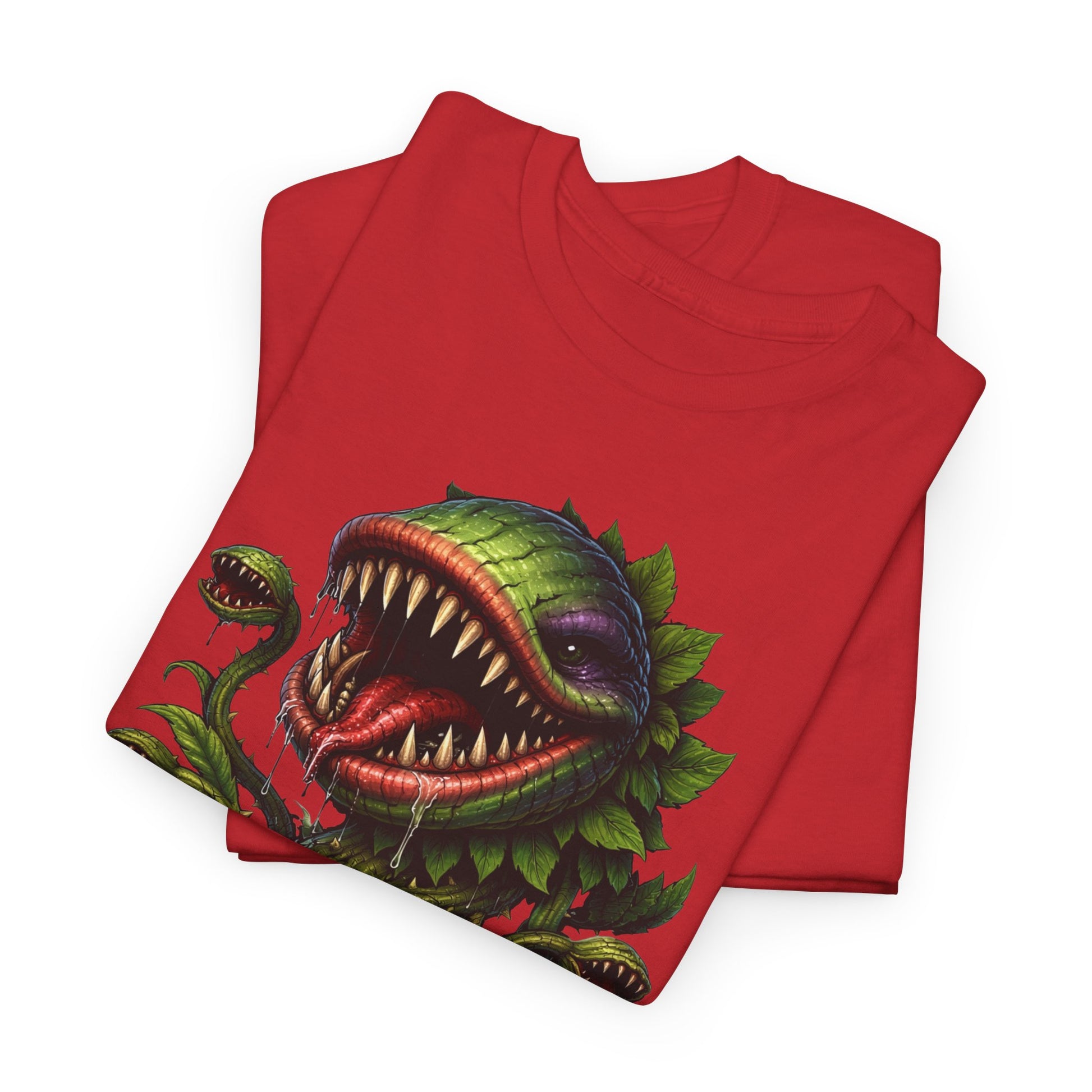 Carnivorous Plant Graphic Tee — "Trash Cult Supply Co." Potted Monster Shirt
