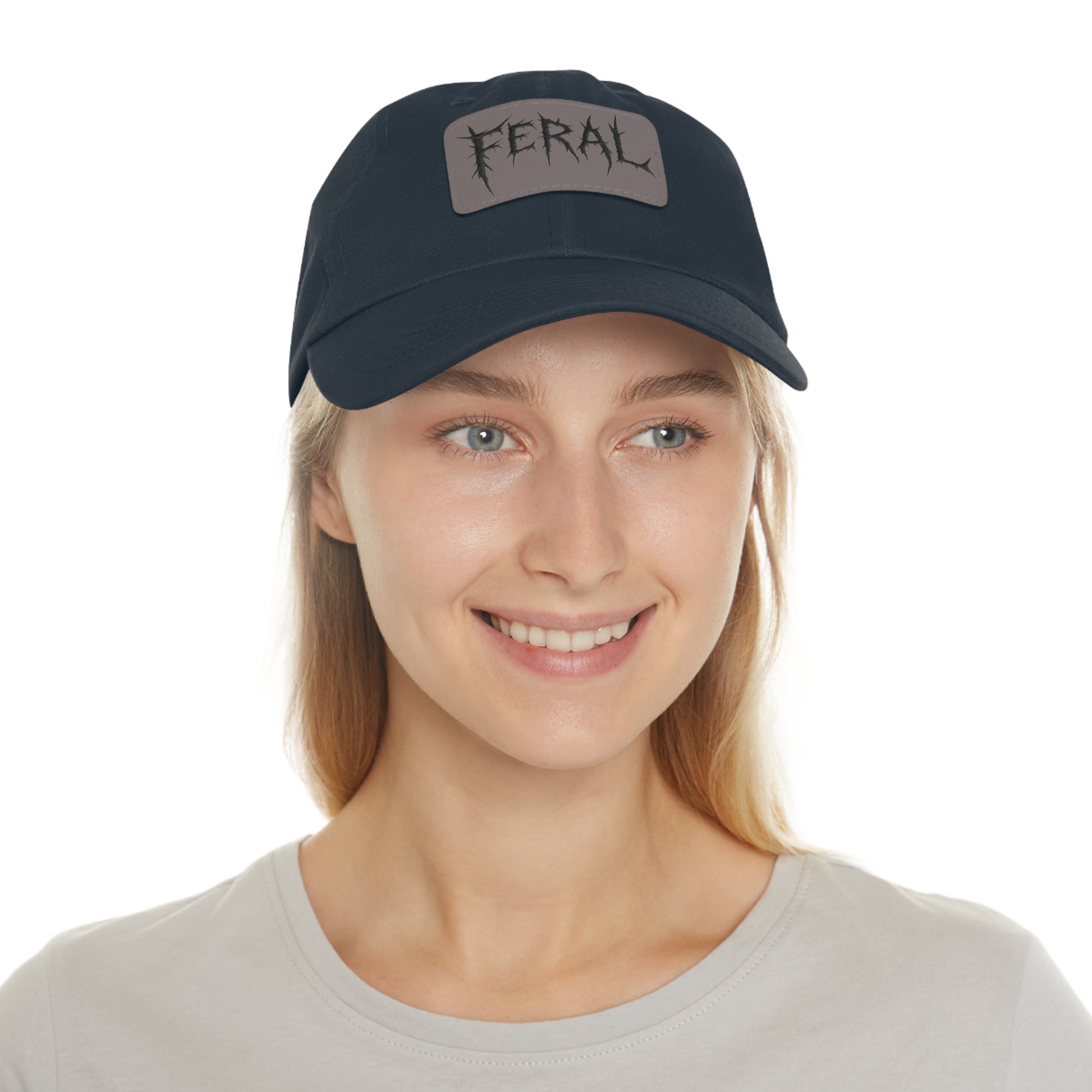 FERAL Embroidered Leather Patch Hat – Trash Cult Supply Co.