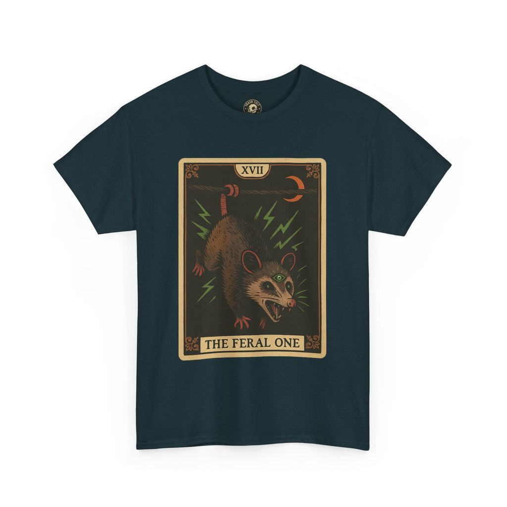 Feral One Graphic Tee - Quirky Unisex T-Shirt, Vintage Inspired, Animal Art, Casual Wear, Gifts for Him/Her