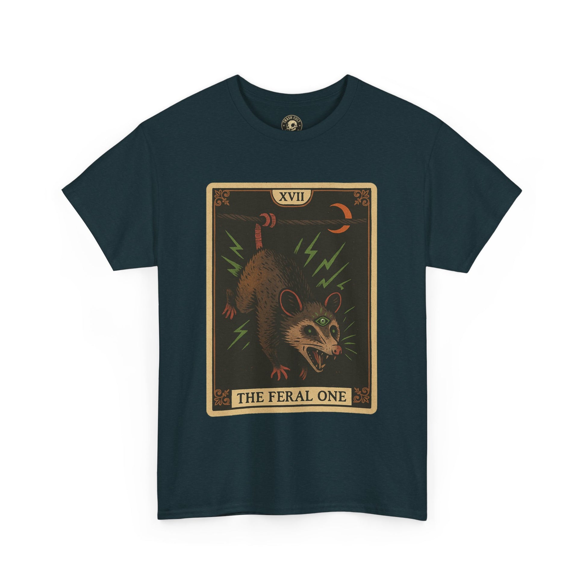 Feral One Graphic Tee - Quirky Unisex T-Shirt, Vintage Inspired, Animal Art, Casual Wear, Gifts for Him/Her
