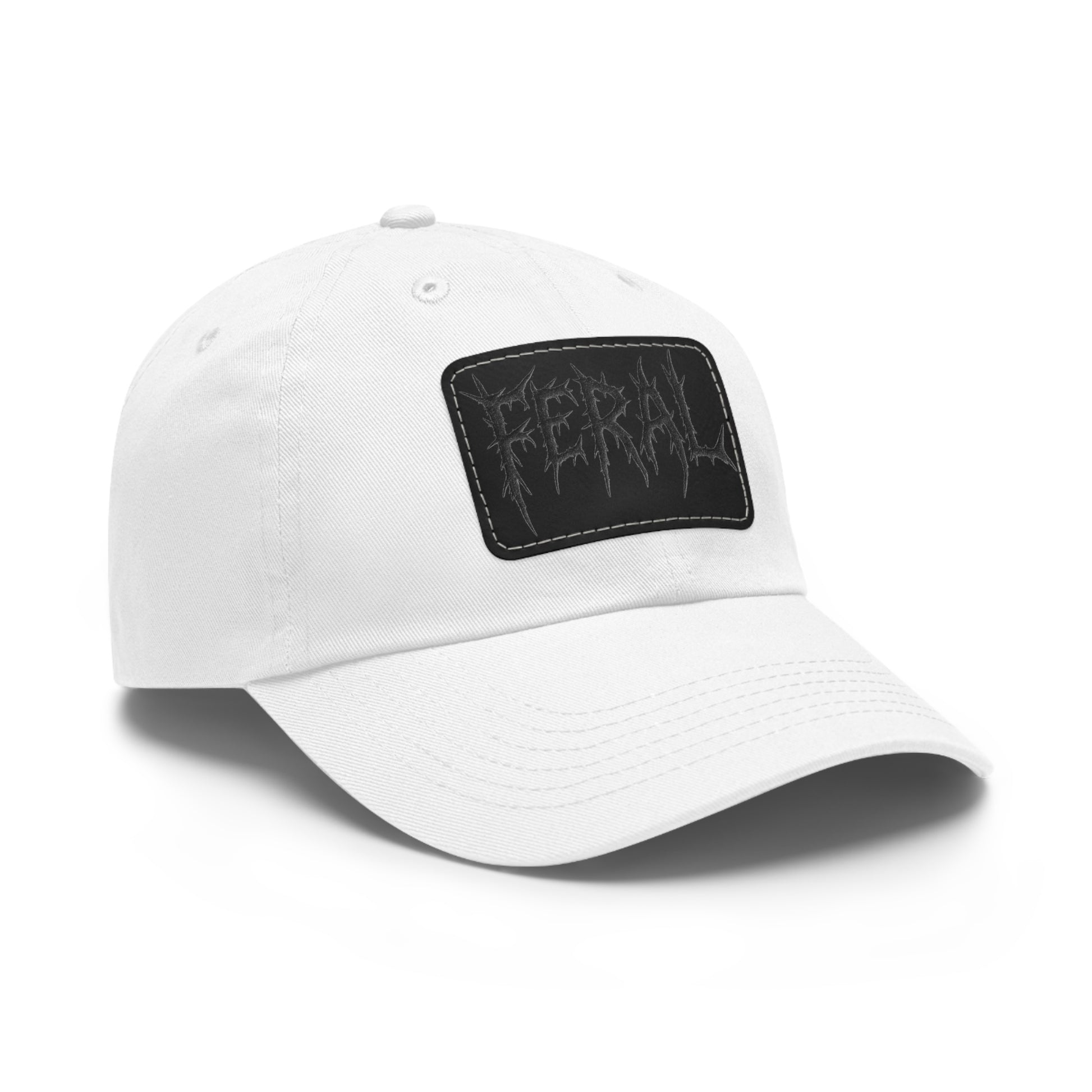 FERAL Embroidered Leather Patch Hat – Trash Cult Supply Co.