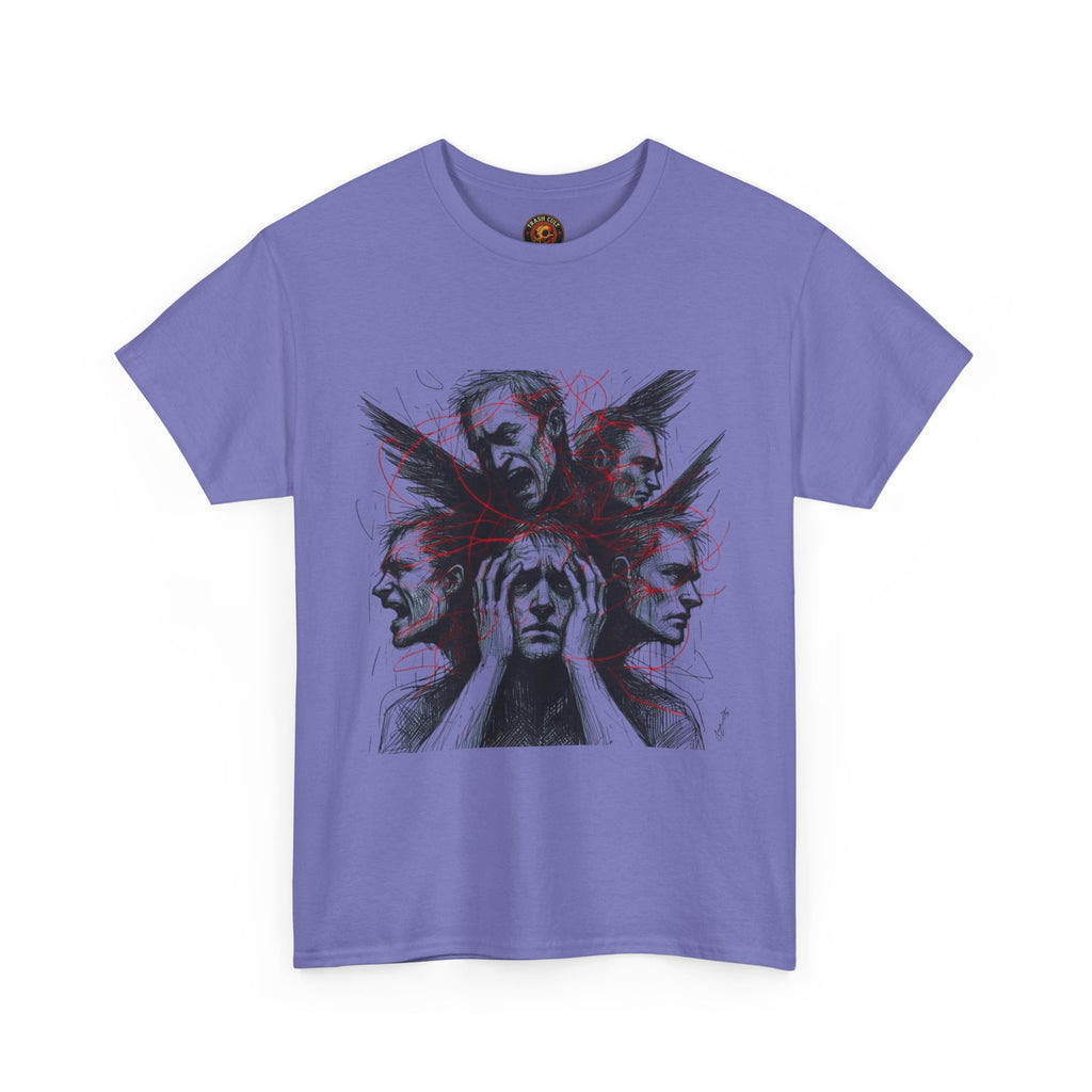 Xian Allen x Trash Cult Shirt – “Loud Inside My Head” | Dark Illustrative Art Tee