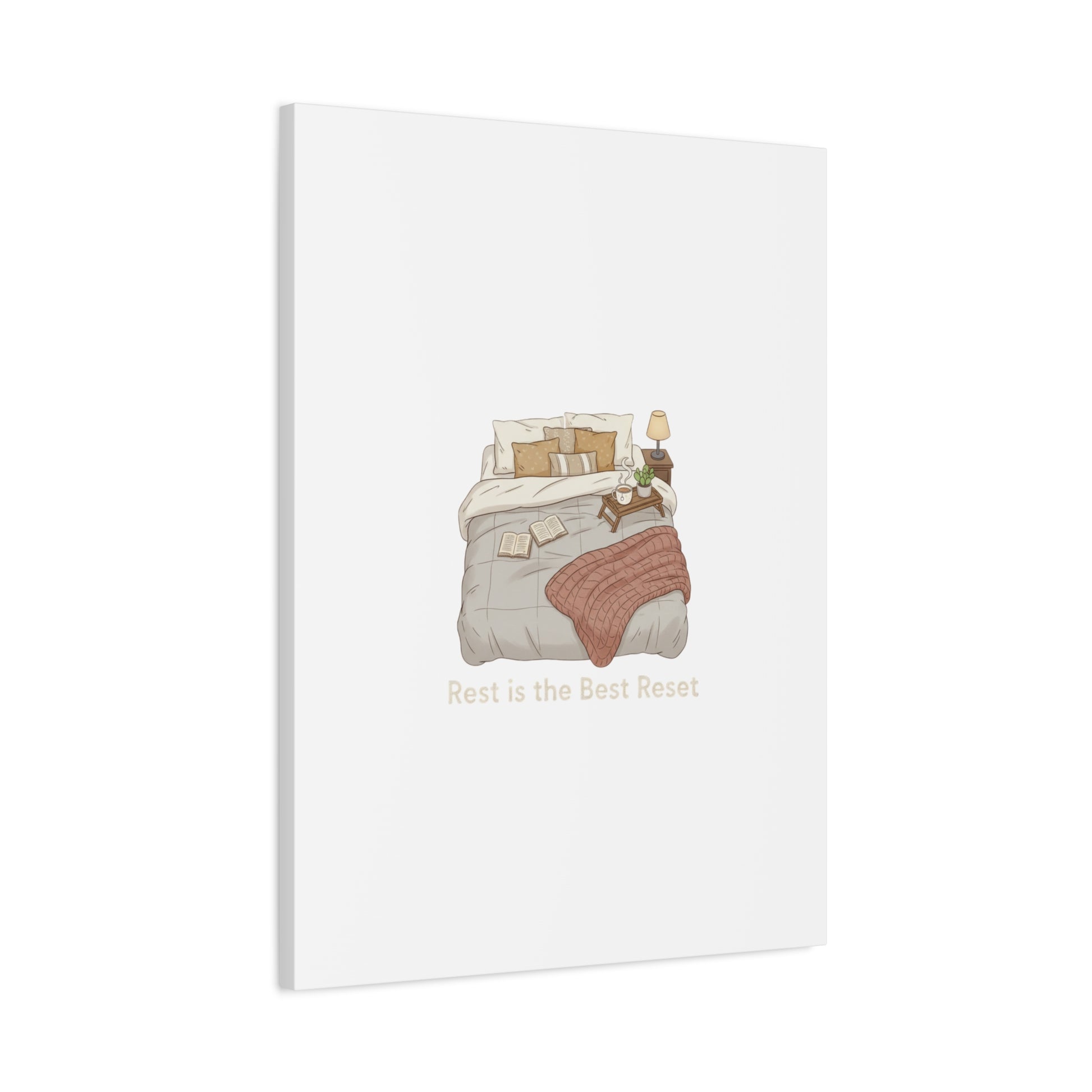 Rest is the Best Reset Canvas | sleepy humor, restful vibes