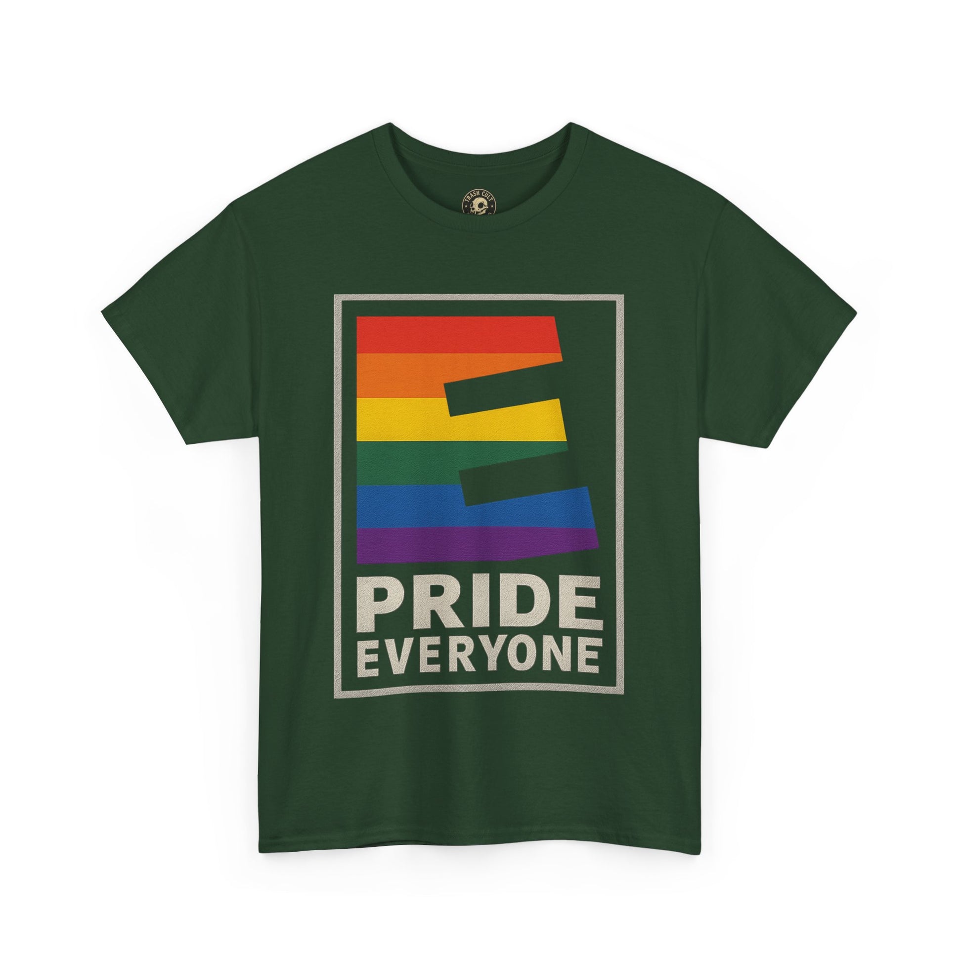 Pride “E for Everyone” T-Shirt – LGBTQ+ Inclusivity Graphic | Gildan 5000