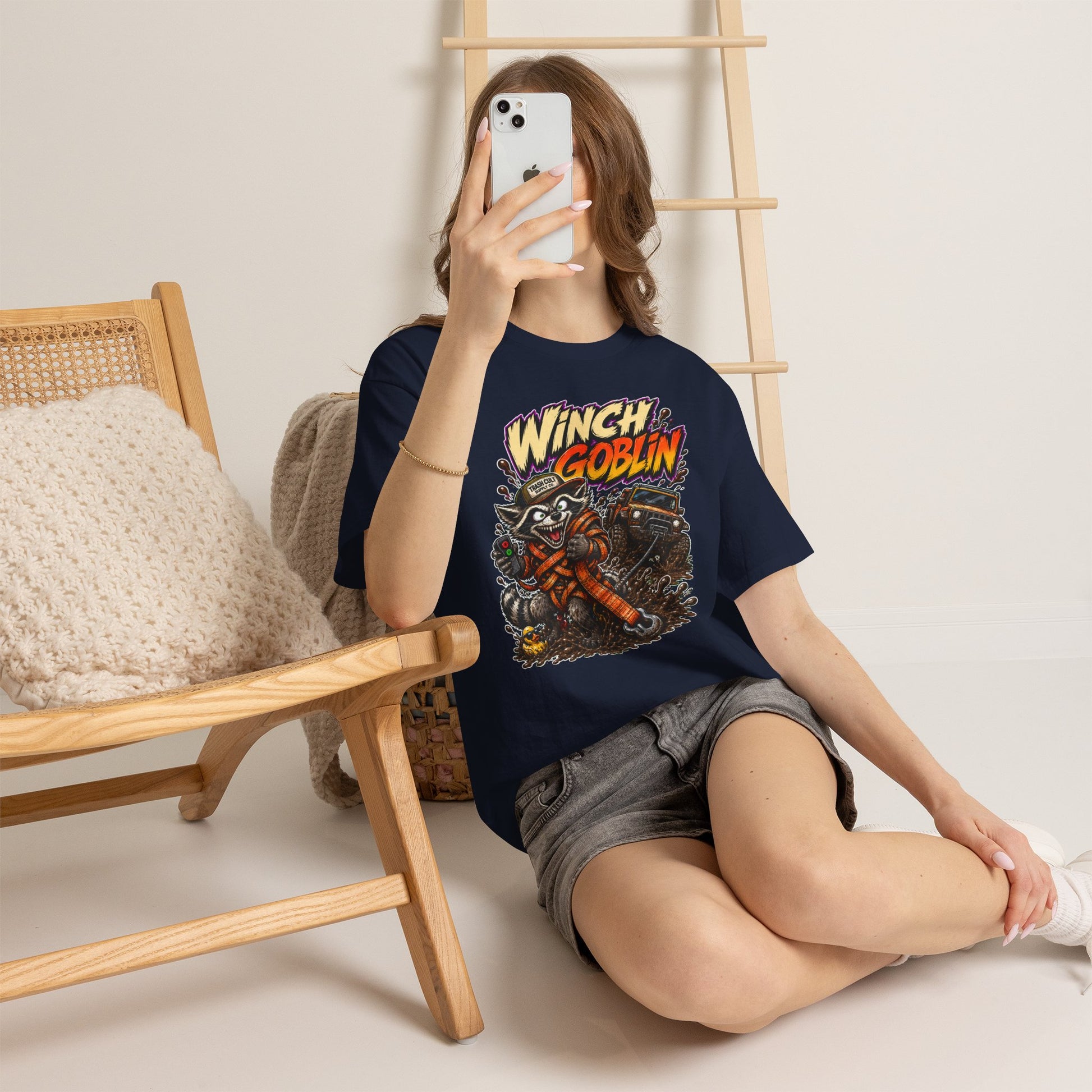 Winch Goblin Tee — Vintage Tow Truck Mechanic Graphic Shirt