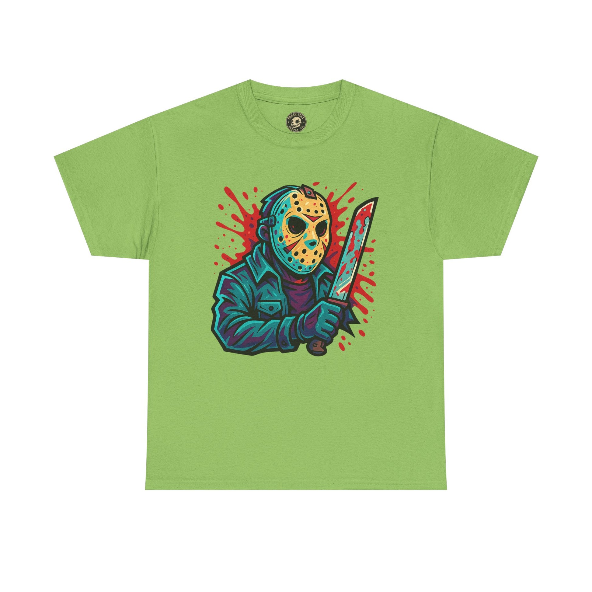 Jason Voorhees Graffiti Shirt – New School Horror Art on Gildan 5000