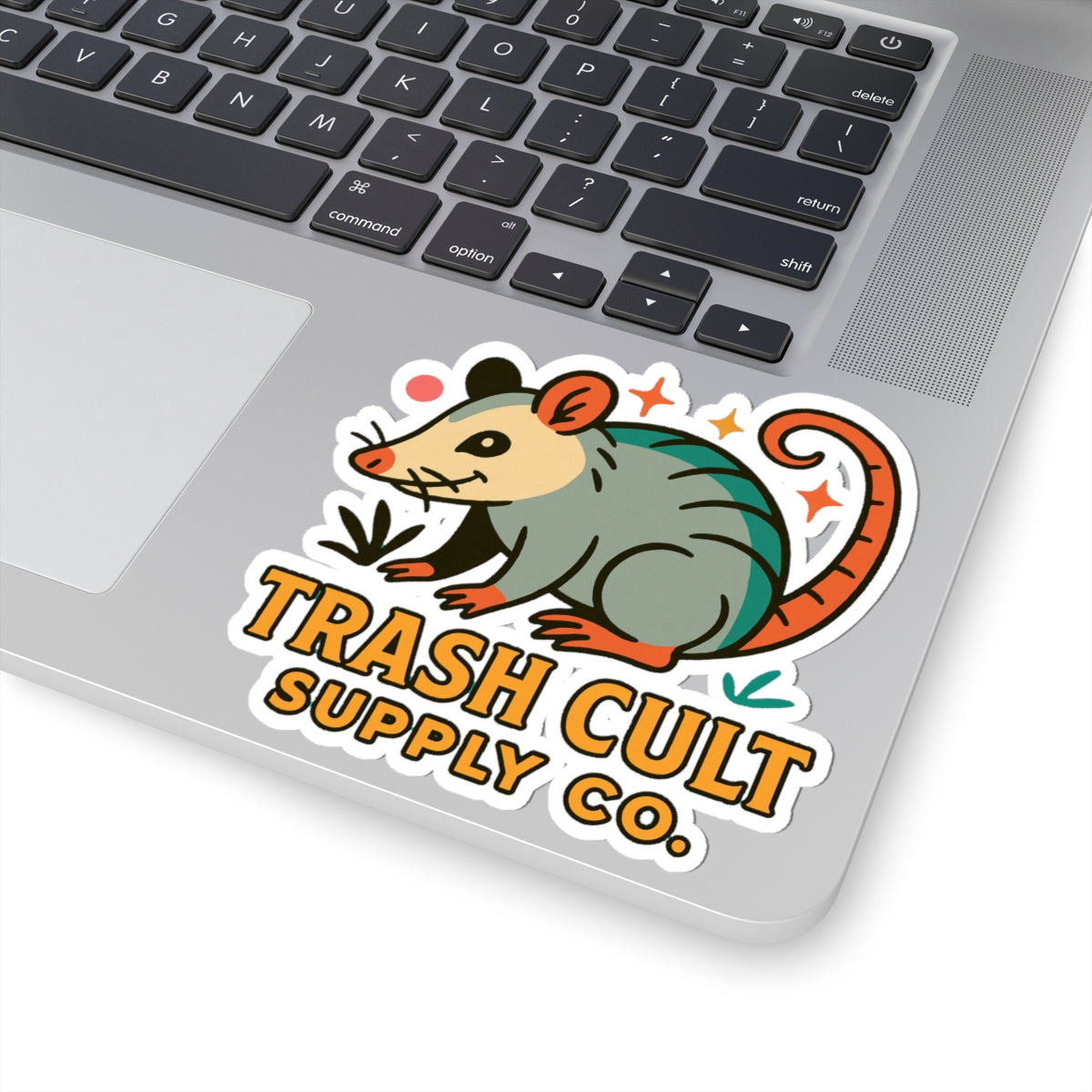 Trash Cult Supply Co. Kiss-Cut Stickers - Fun & Quirky Animal Design for Personalization, Decor, Gifts, Scrapbooking, Journaling