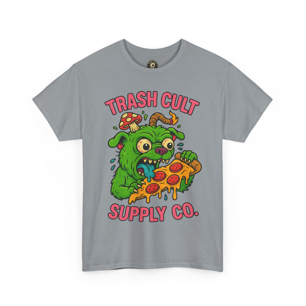Feral Pizza Monster Shirt – Trash Cult Supply Co | Gildan 5000 Graphic Tee