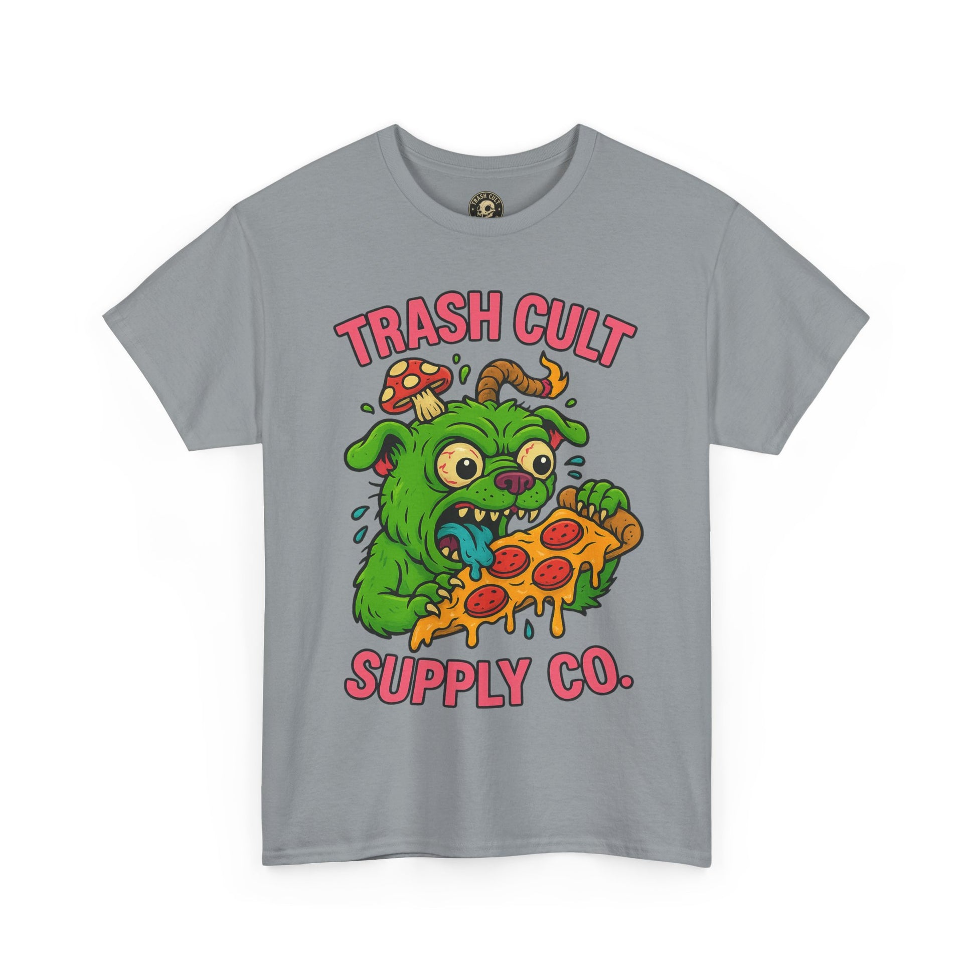 Feral Pizza Monster Shirt – Trash Cult Supply Co | Gildan 5000 Graphic Tee