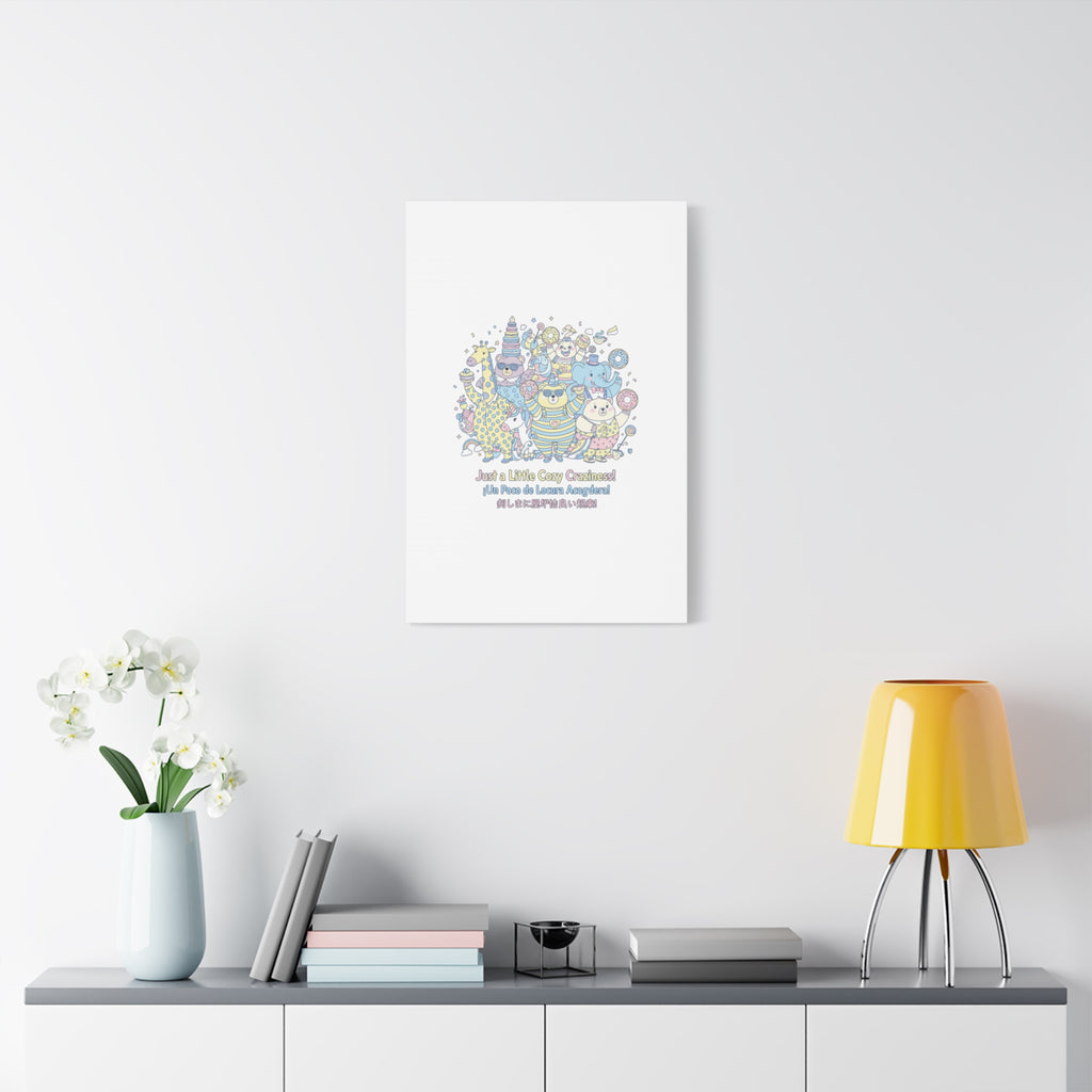 Cozy Craziness Canvas | mildly unhinged cute, whimsical weird