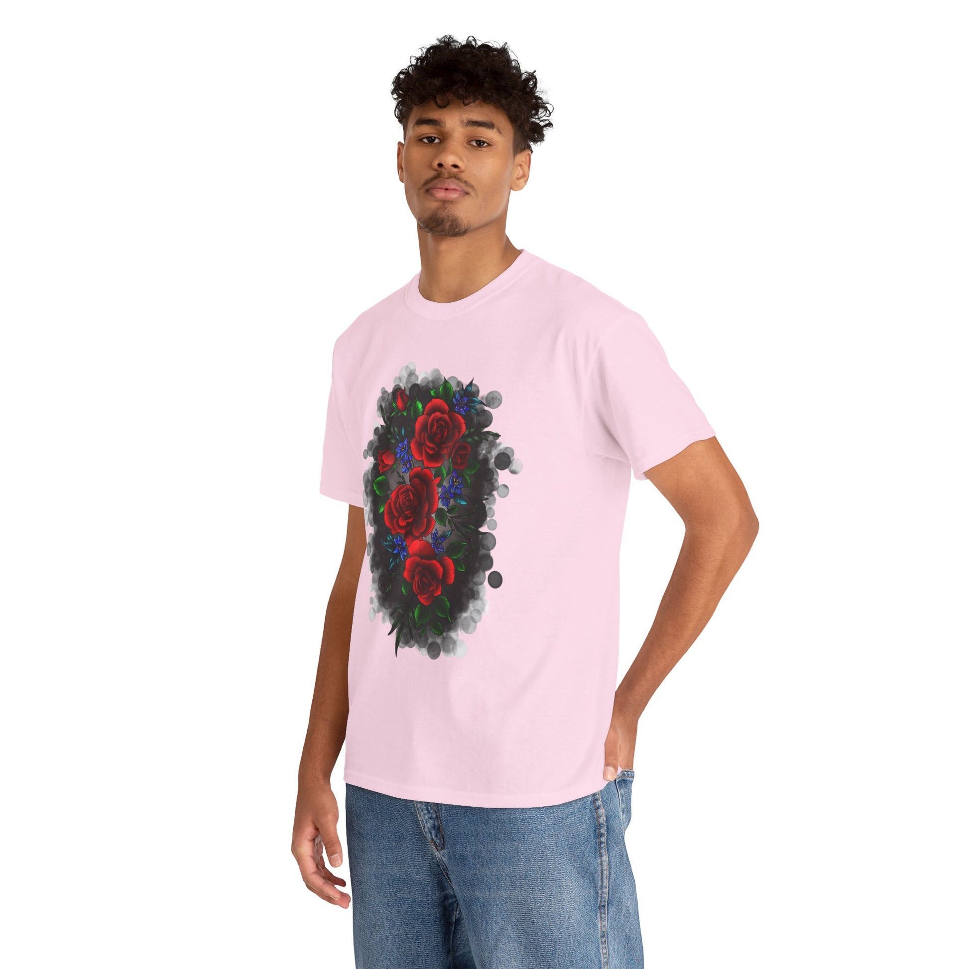 Floral Smoke Tattoo T-Shirt – Lara Davenport x Trash Cult Supply Co. Collab (Gildan 5000)