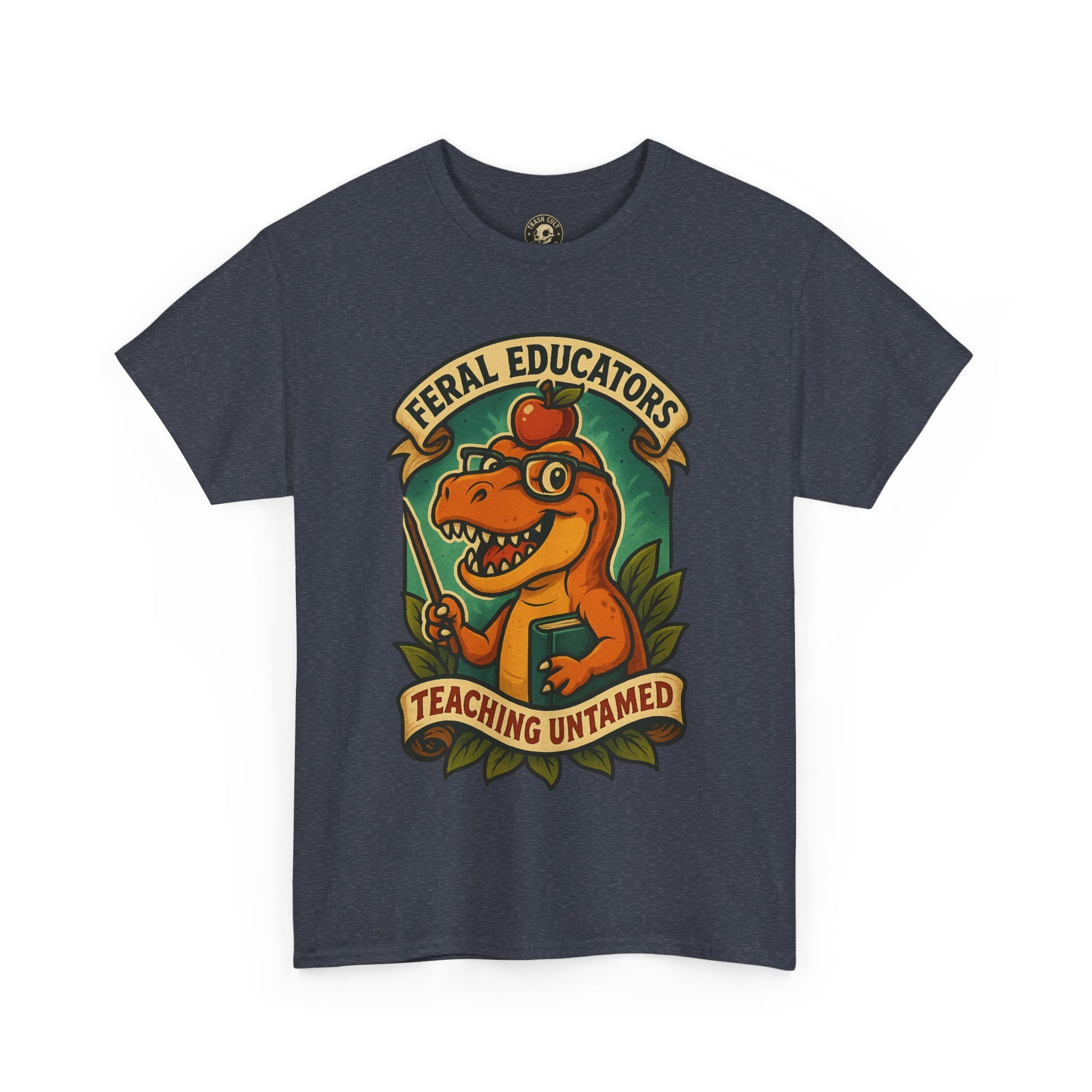 Feral Educators Tee, Fun Teacher Shirt, Unisex Cotton Tee, Gift for Educators, Classroom Apparel, Teacher Appreciation Day
