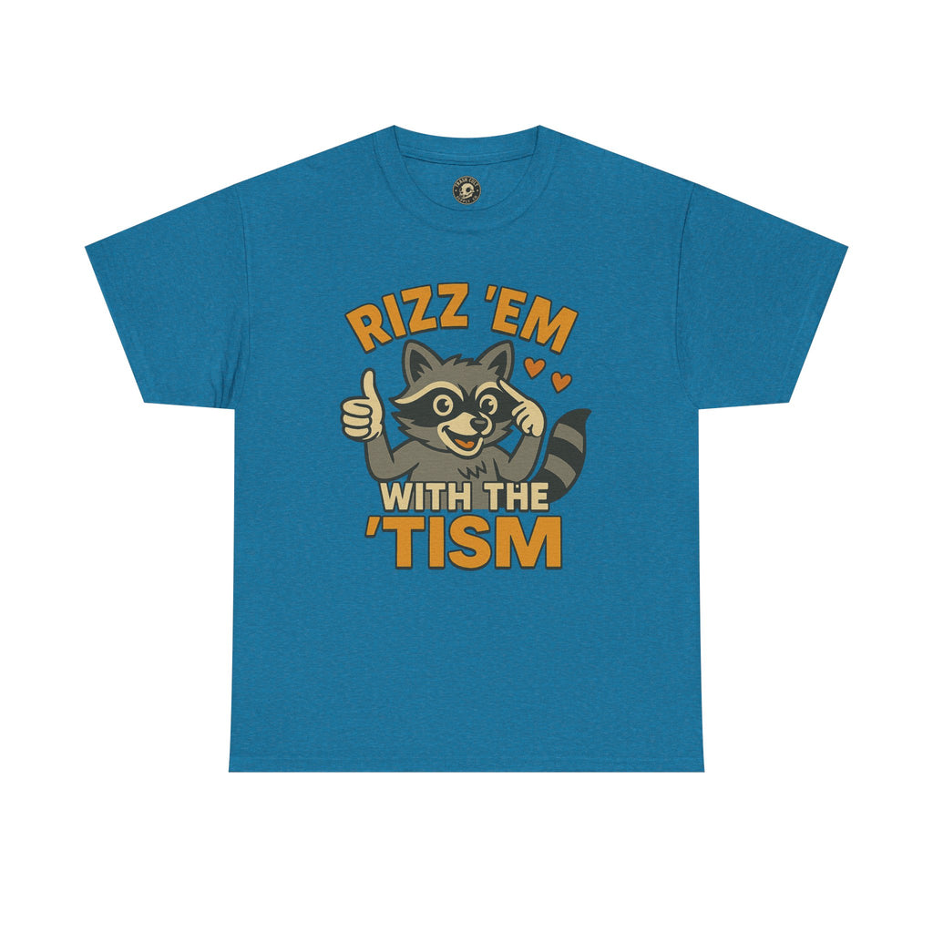 Rizz ’Em With the ’Tism T-Shirt – Funny Neurodivergent Graphic Tee for Bold Personalities