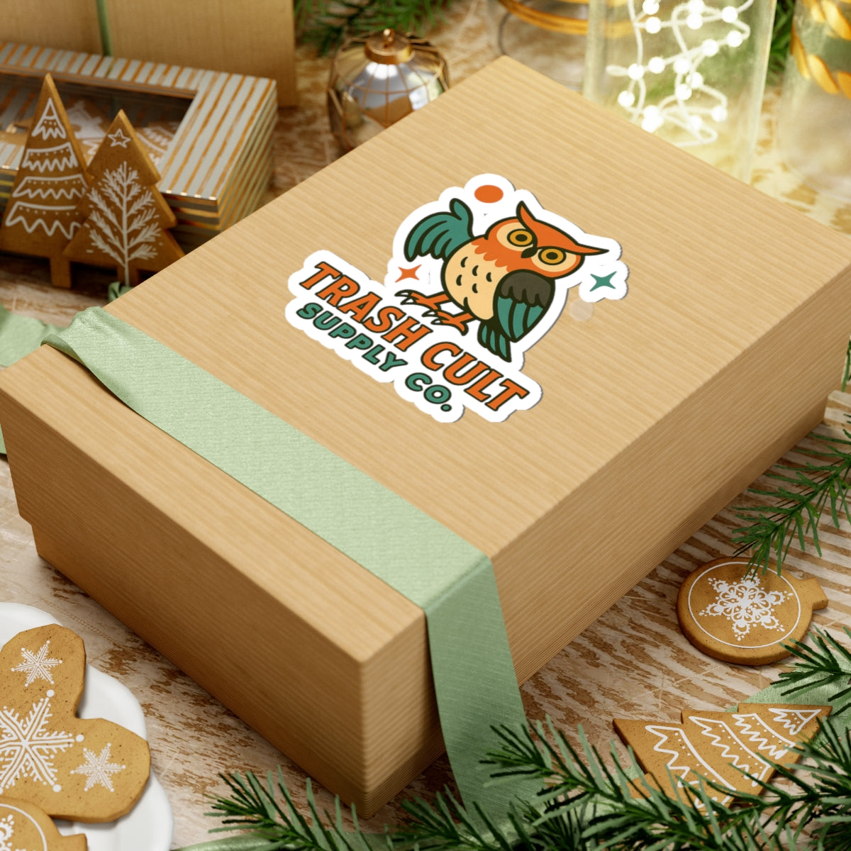 Whimsical Owl Kiss-Cut Stickers | Vintage Inspired, Cute Owl Decals for Laptops, Journals, Gift Wrap, and Party Favors
