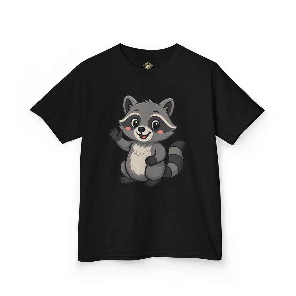 Cute Raccoon Kids T-Shirt, Fun Animal Graphic Tee for Boys and Girls, Birthday Gift, Playful Party Wear, Everyday Casual Shirt, Nature [...]