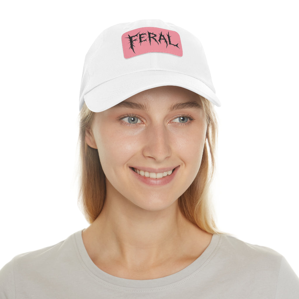 FERAL Embroidered Leather Patch Hat – Trash Cult Supply Co.