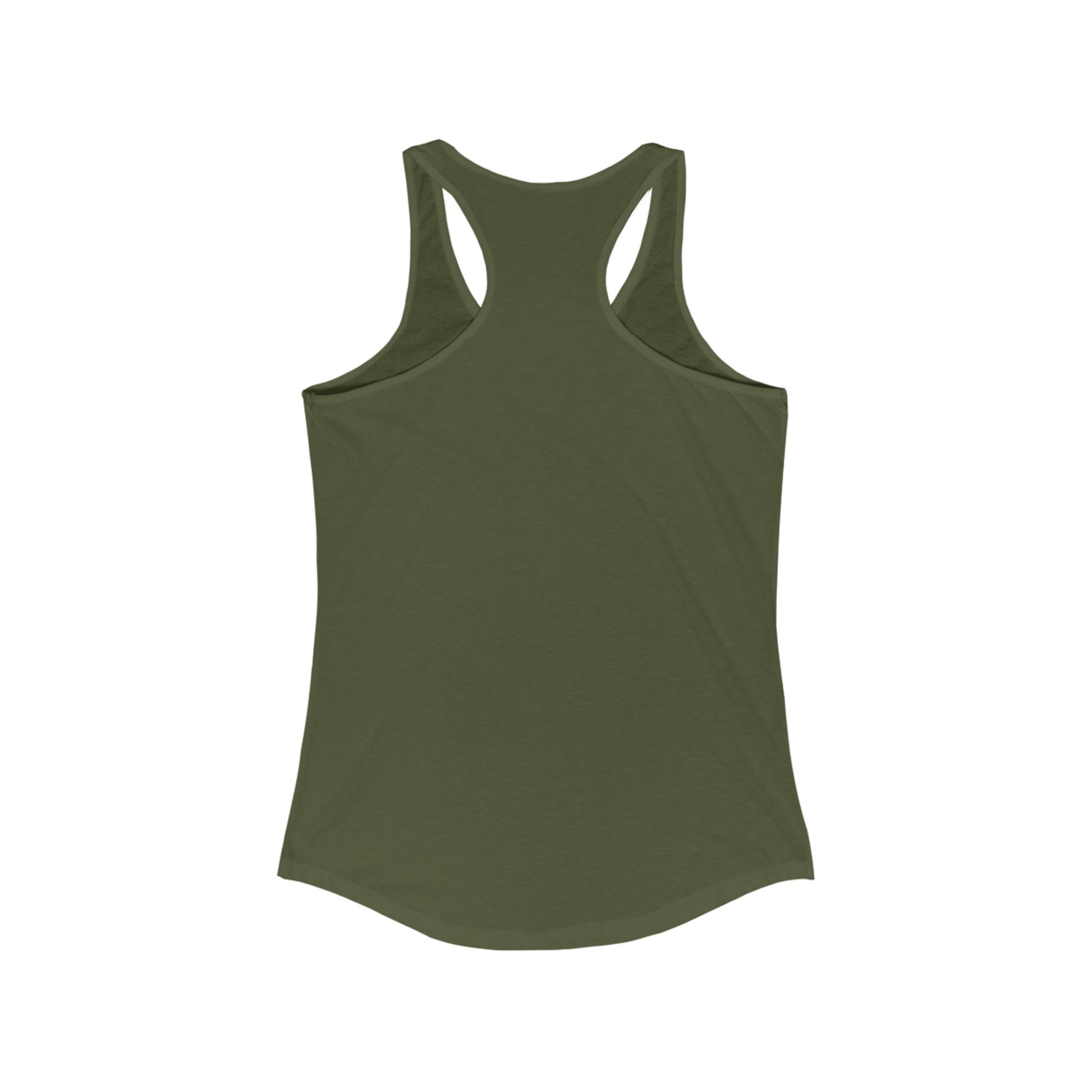 Bold Tattoo Statement Racerback Tank for Empowered Women, Casual Wear, Workout Top, Unique Gift, Festival Attire, Trendy Summer Tee