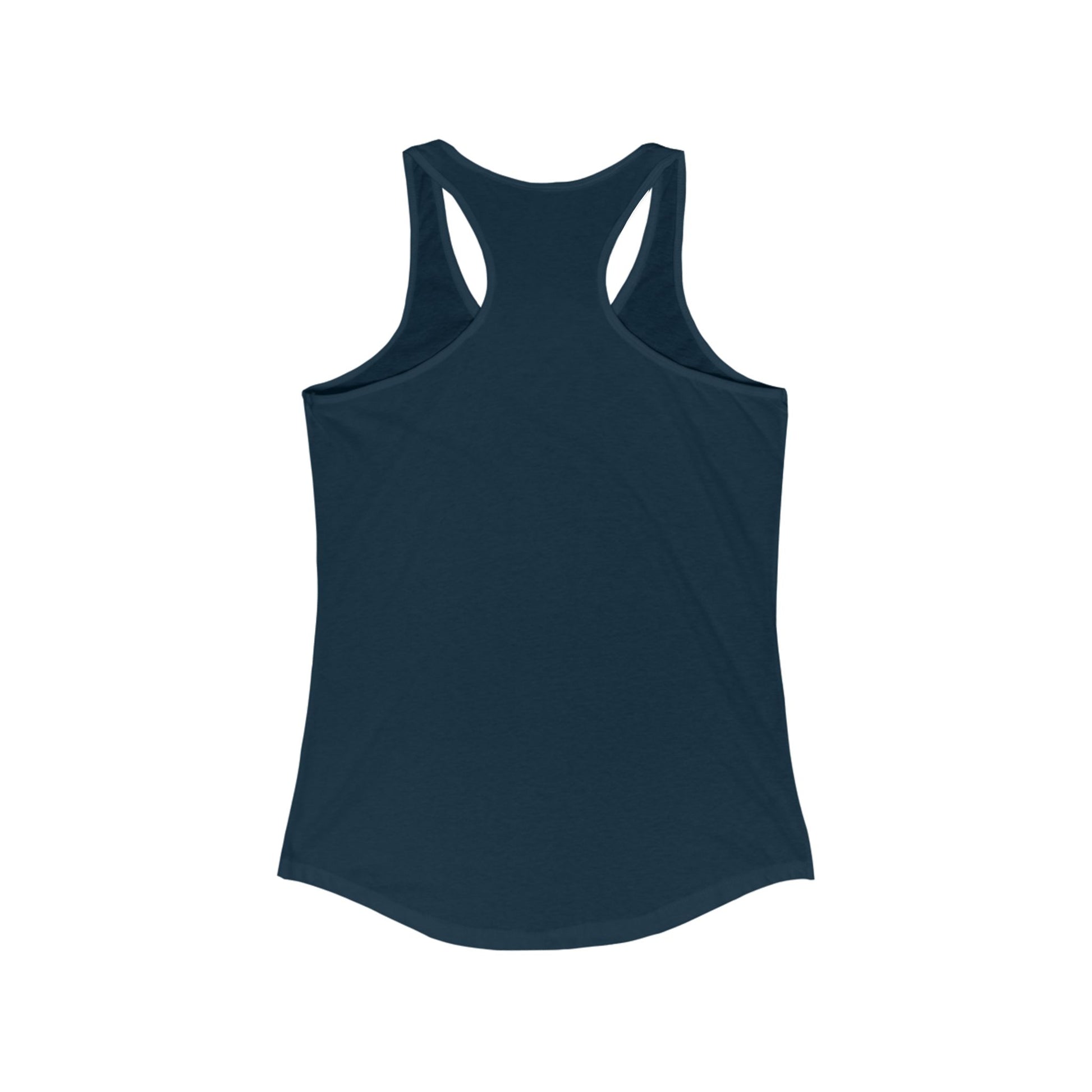 Bold Tattoo Statement Racerback Tank for Empowered Women, Casual Wear, Workout Top, Unique Gift, Festival Attire, Trendy Summer Tee