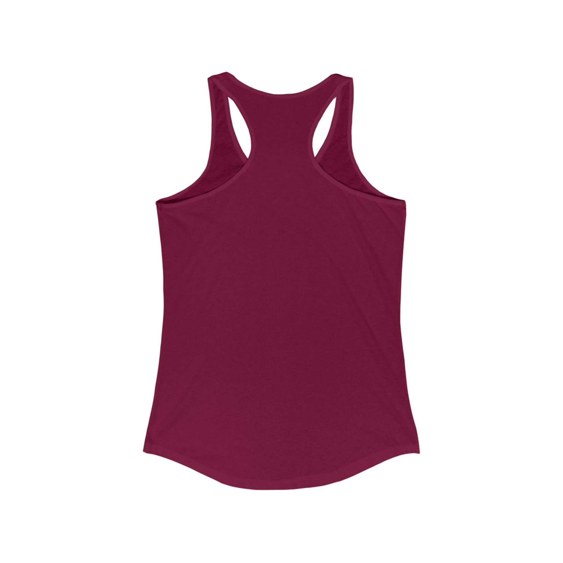 Bold Tattoo Statement Racerback Tank for Empowered Women, Casual Wear, Workout Top, Unique Gift, Festival Attire, Trendy Summer Tee