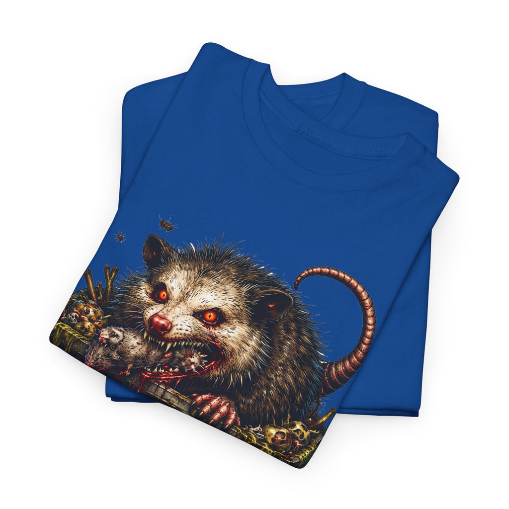 Opossum Trash Cult Tee — Vintage Grunge Wildlife Graphic T-Shirt