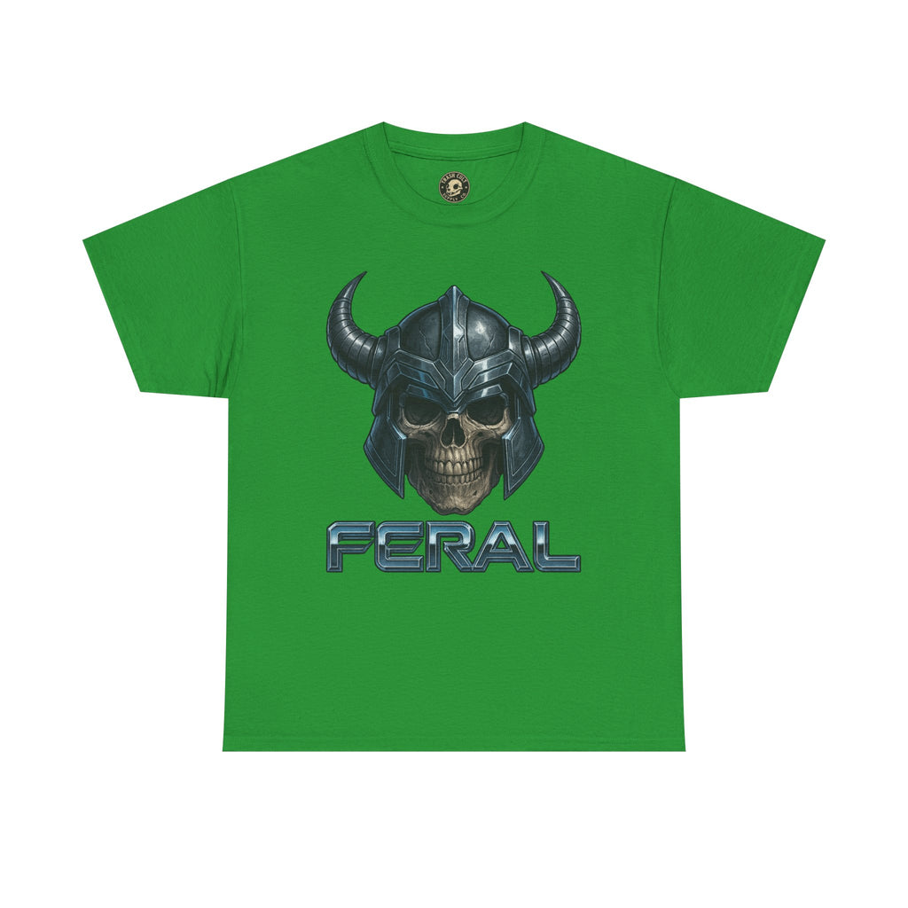 Feral Skull Graphic Tee, Unisex Cotton Shirt, Casual Wear, Gamer Apparel, Unique Gift for Fans