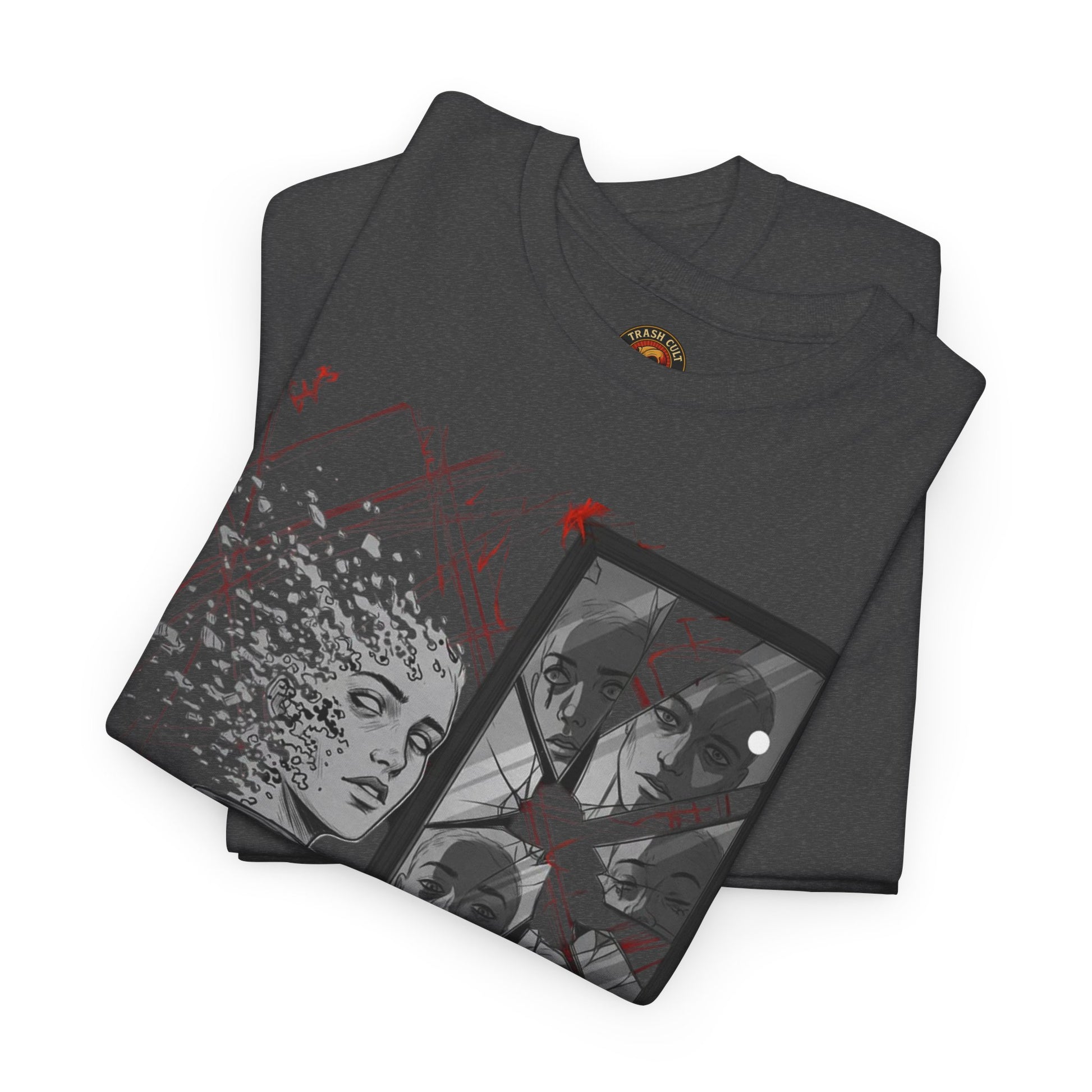 Xian Allen x Trash Cult Shirt – “Don’t Look Too Close” | Surreal Dark Art T-Shirt