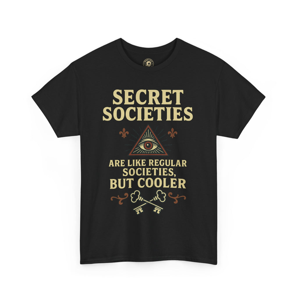 Secret Societies Shirt – Illuminati Eye Graphic Tee – Gildan 5000 Soft Cotton – Trash Cult Vintage Design