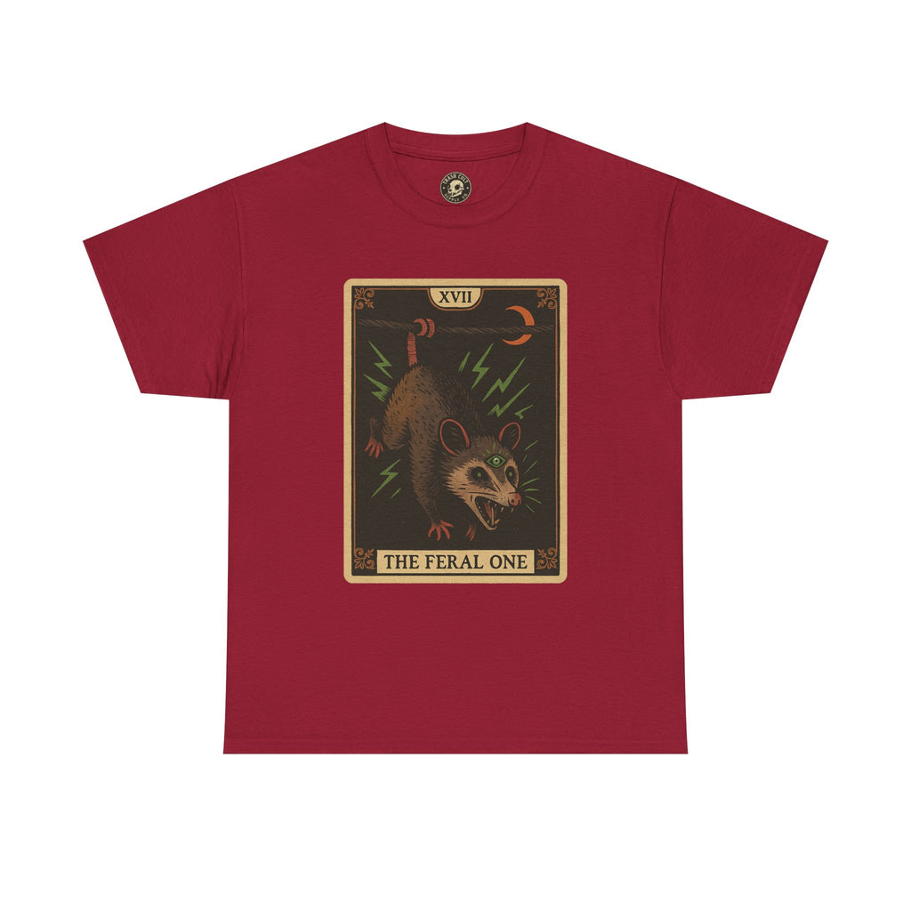 Feral One Graphic Tee - Quirky Unisex T-Shirt, Vintage Inspired, Animal Art, Casual Wear, Gifts for Him/Her
