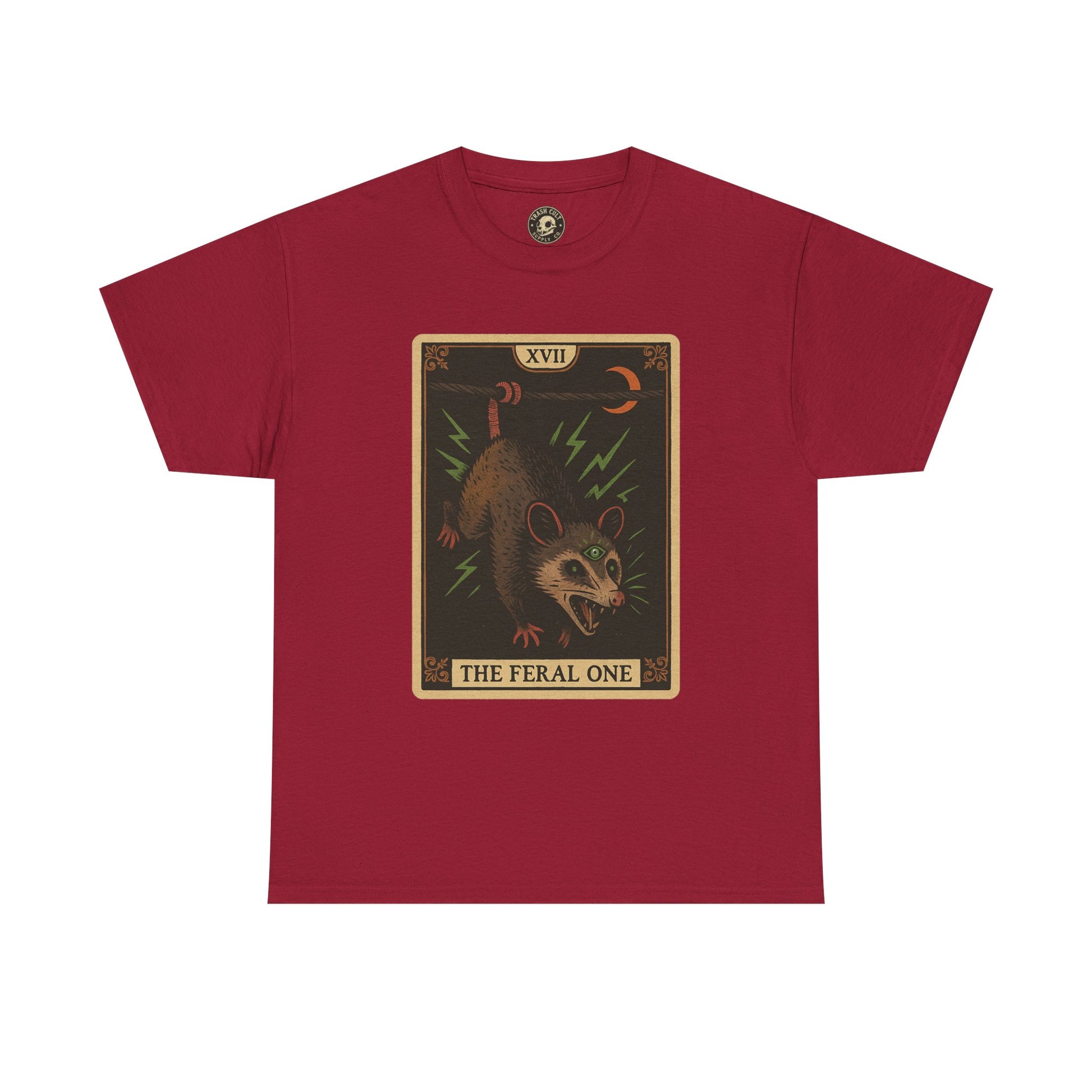 Feral One Graphic Tee - Quirky Unisex T-Shirt, Vintage Inspired, Animal Art, Casual Wear, Gifts for Him/Her