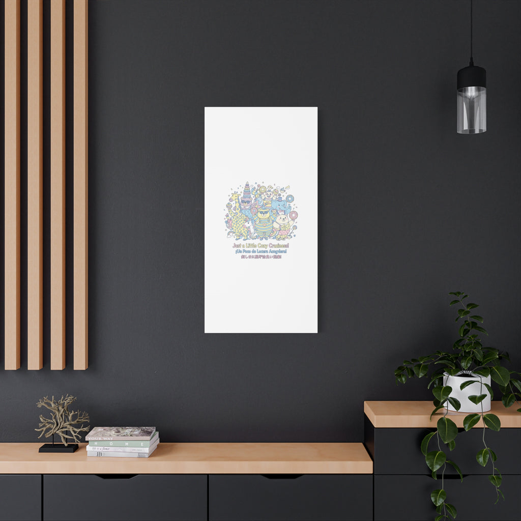 Cozy Craziness Canvas | mildly unhinged cute, whimsical weird