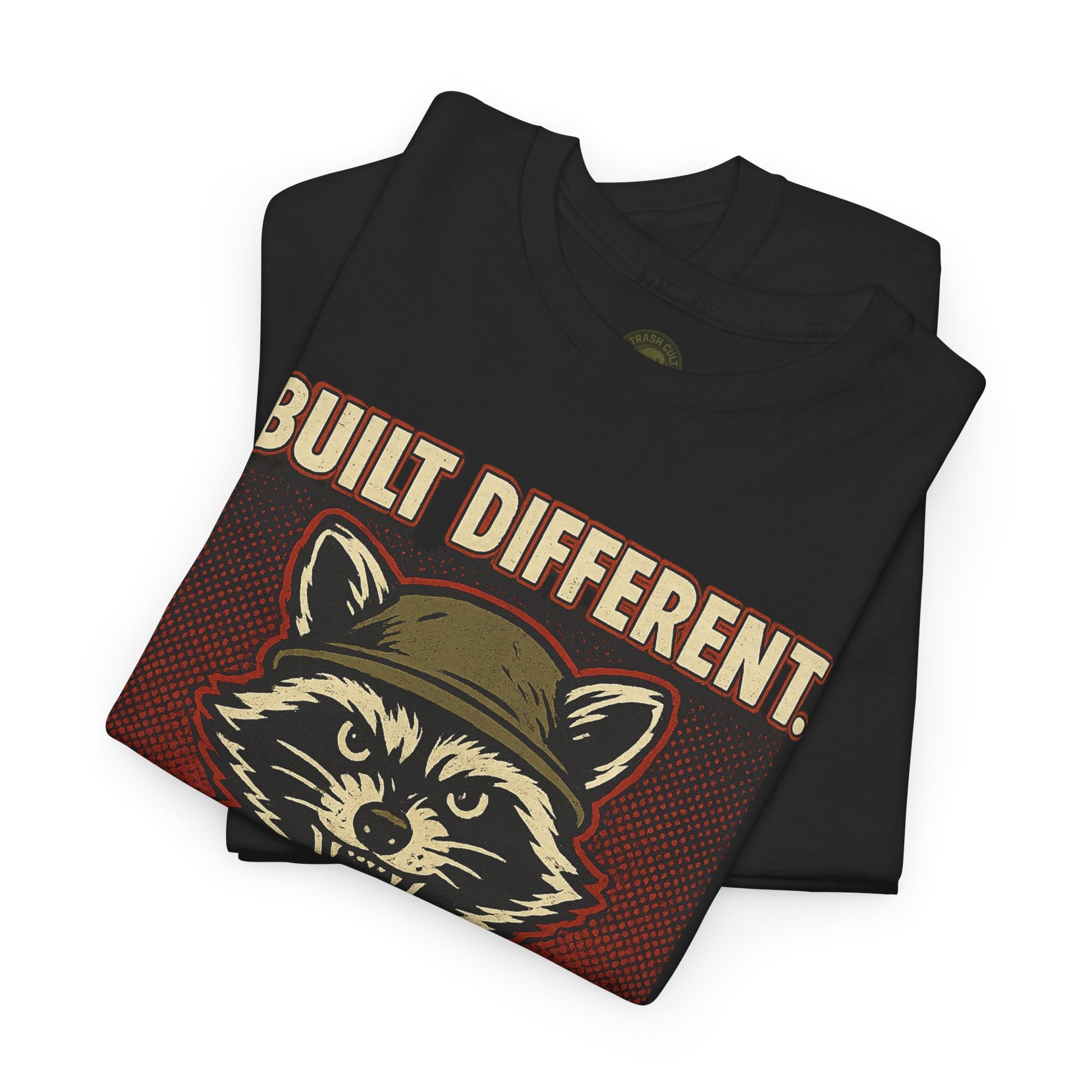 Built Different Diagnosed For It Military Raccoon Shirt – Gildan 5000