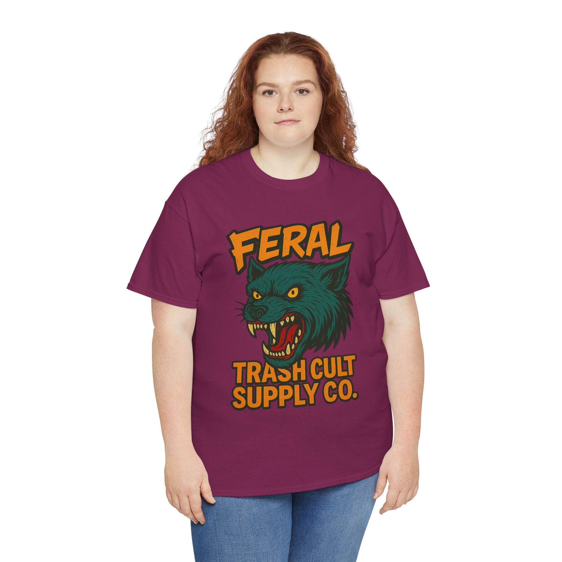 FERAL Wolverine Shirt – Trash Cult Graffiti Tee (Gildan 5000)