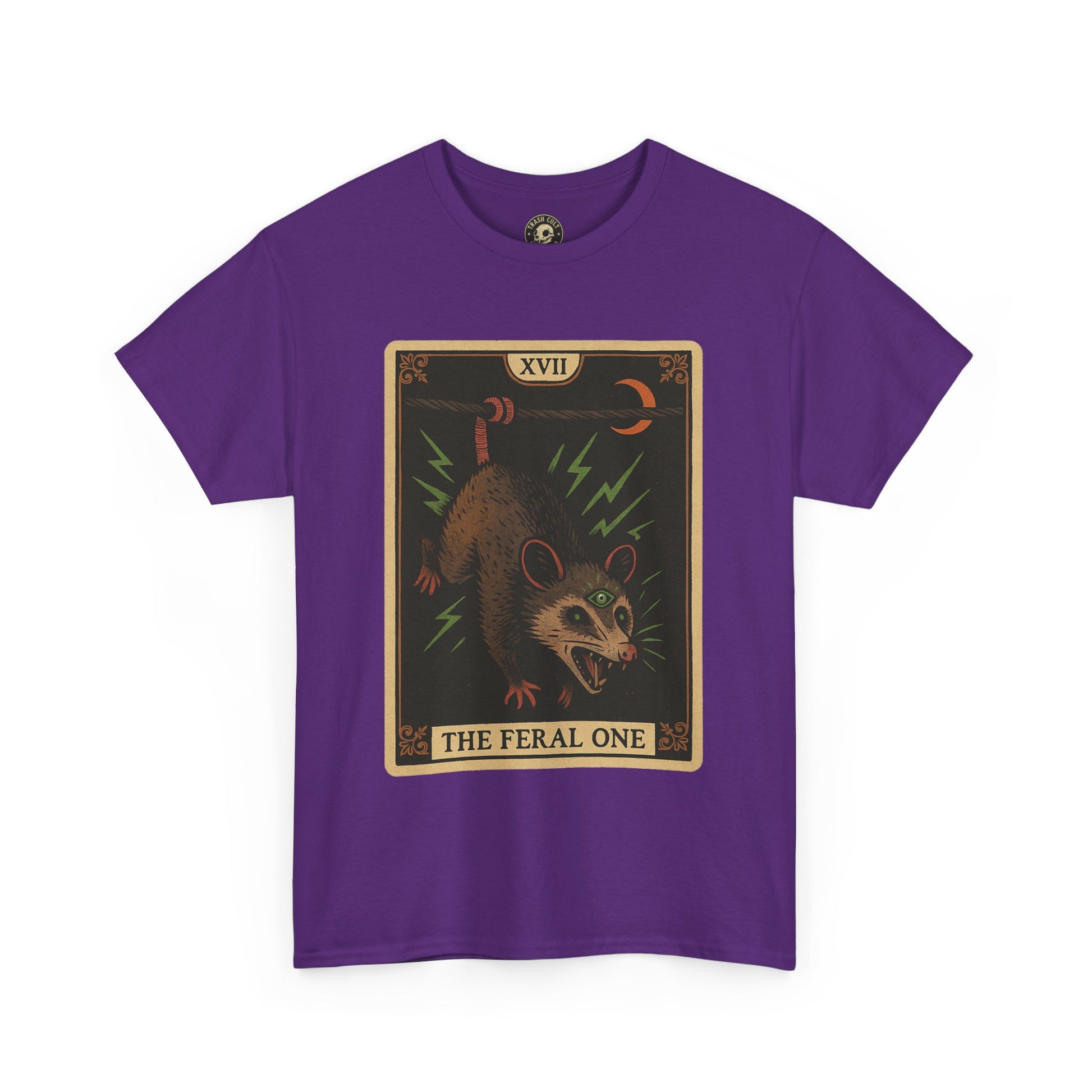 Feral One Graphic Tee - Quirky Unisex T-Shirt, Vintage Inspired, Animal Art, Casual Wear, Gifts for Him/Her