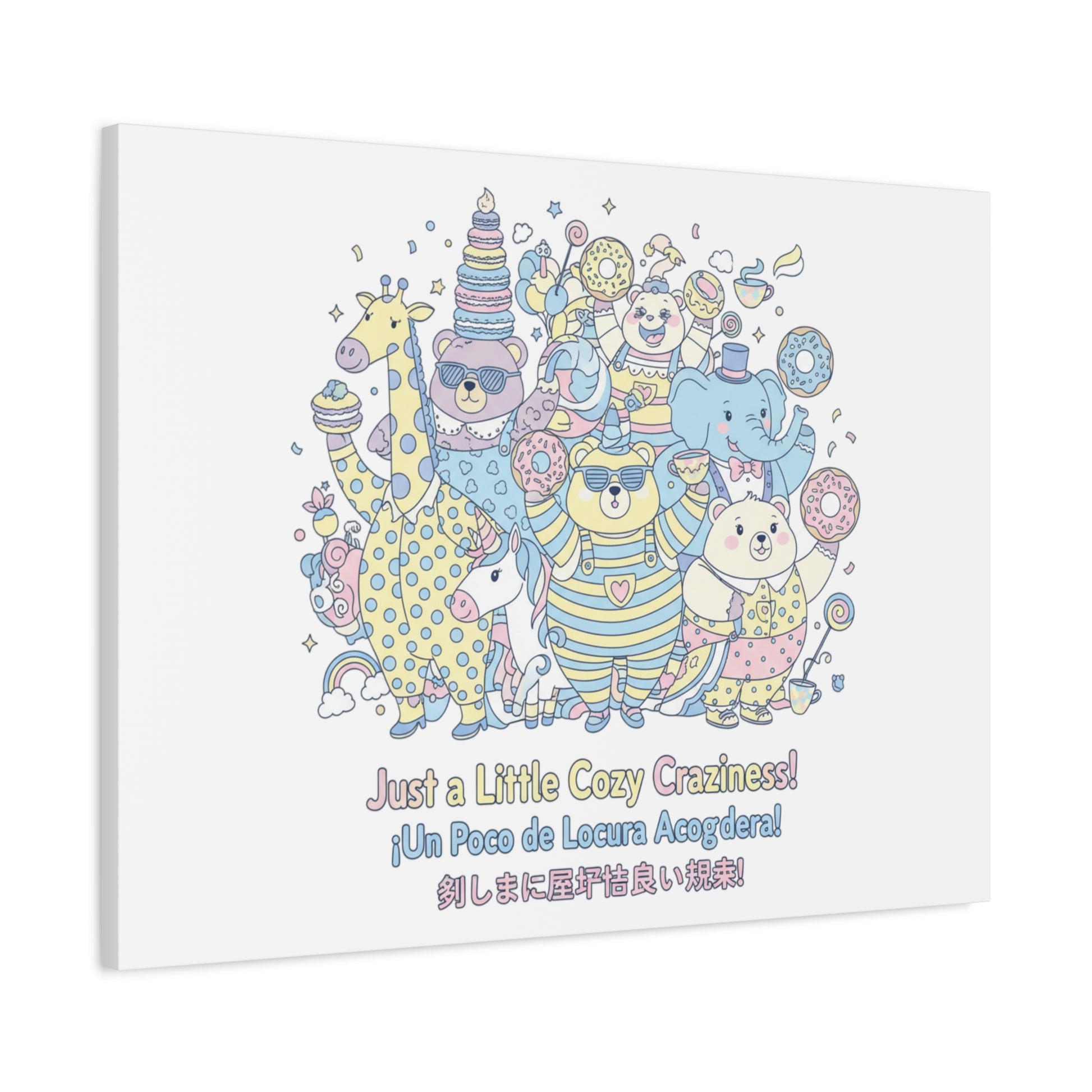 Cozy Craziness Canvas | mildly unhinged cute, whimsical weird