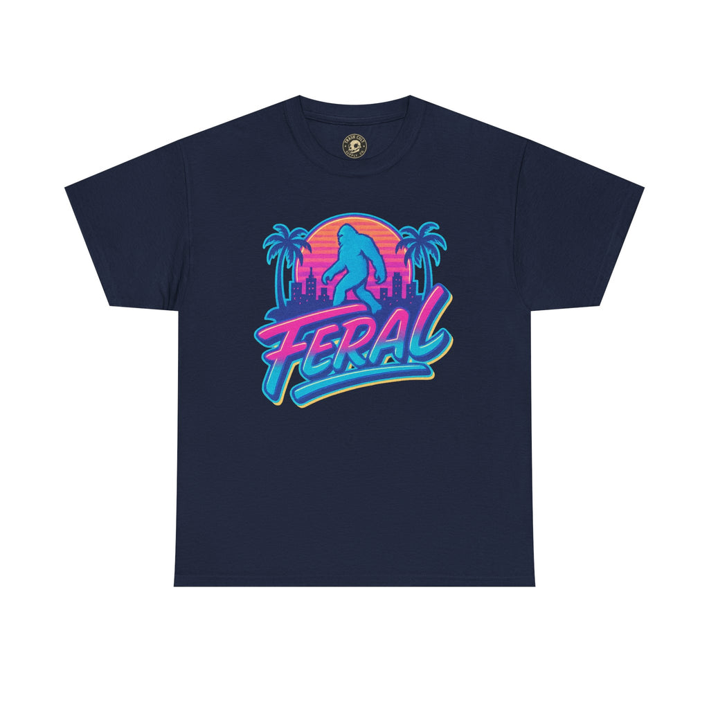 Retro Feral Bigfoot Tee – Tropical Chaos Meets Cryptid Cool