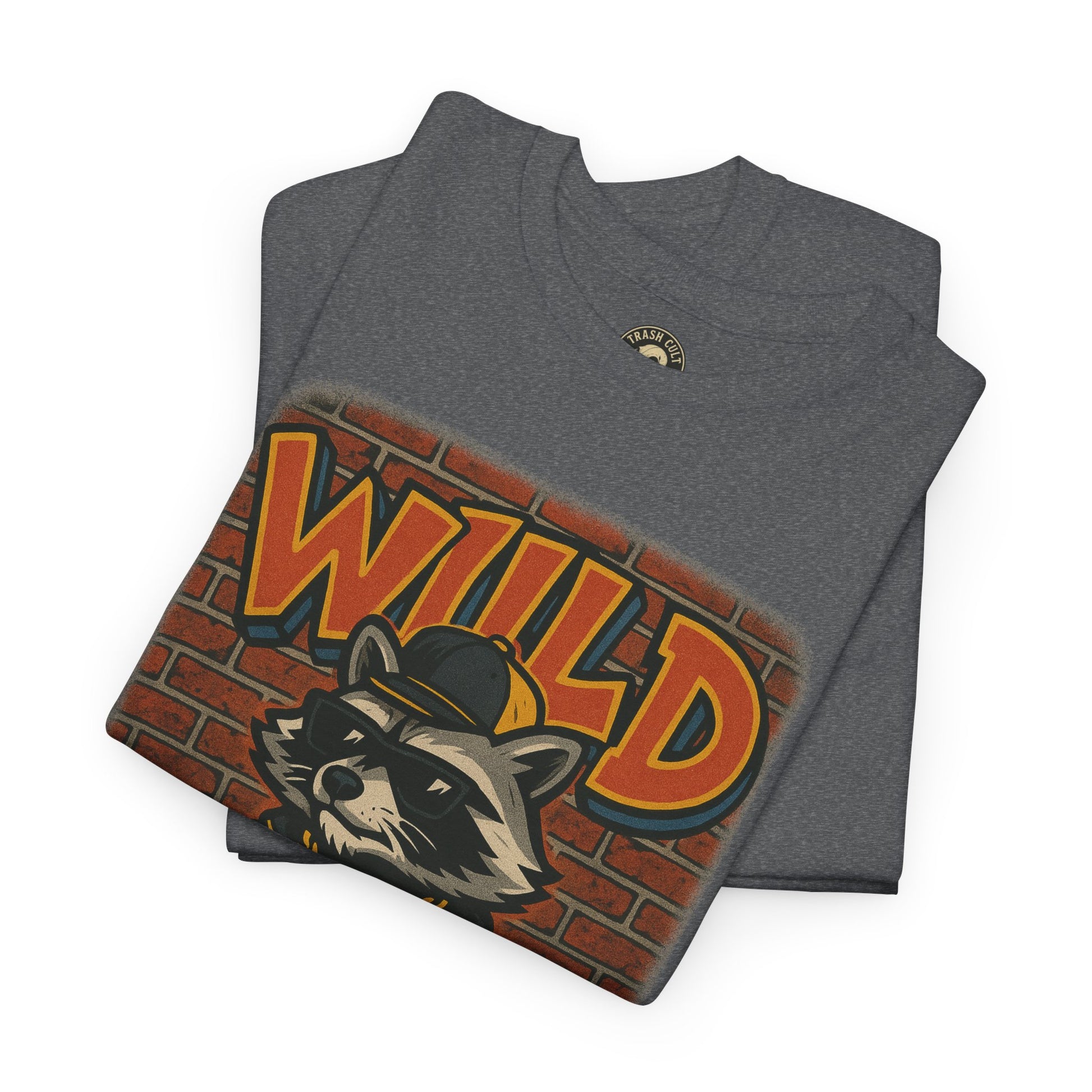 Wild Trash Cult Unisex Tee, Retro Animal T-Shirt, Graphic Tee, Eco-Conscious Apparel, Gift for Nature Lovers, Casual Streetwear