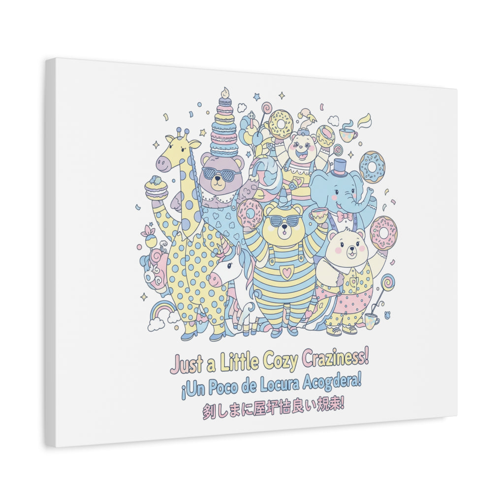 Cozy Craziness Canvas | mildly unhinged cute, whimsical weird
