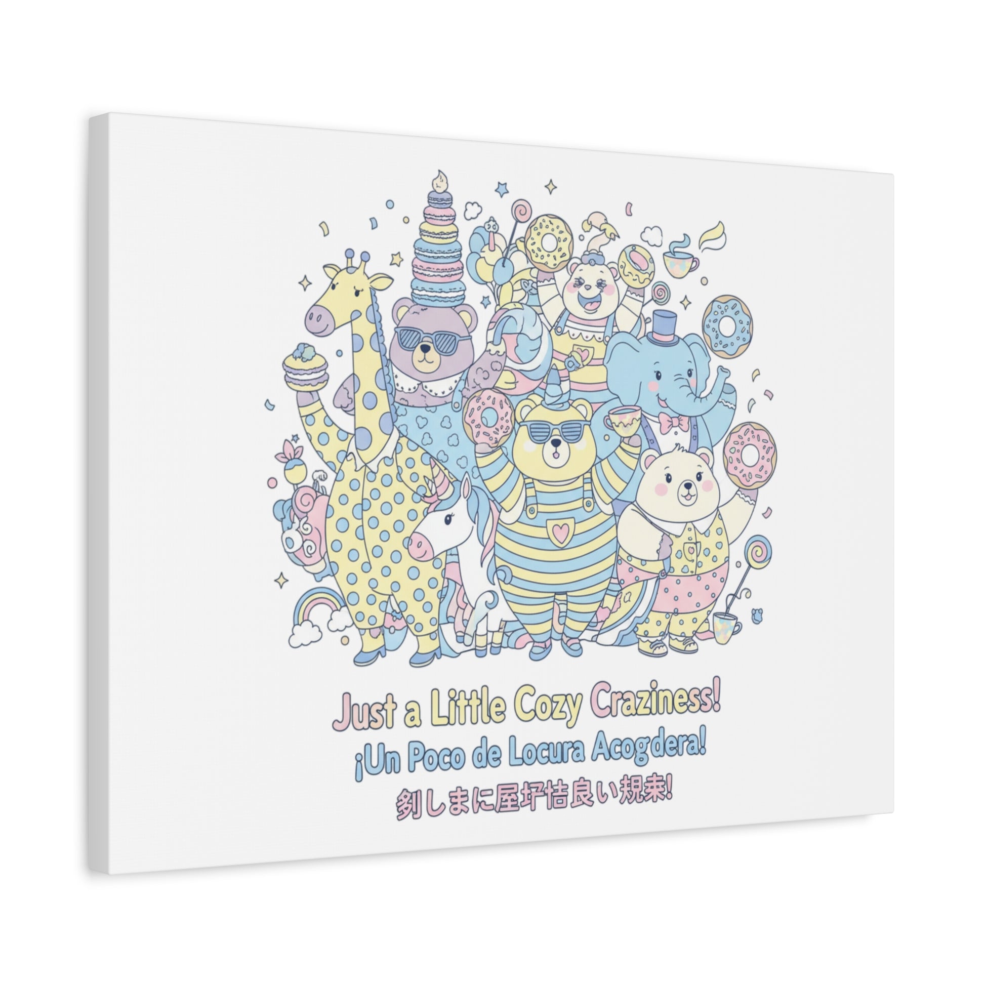 Cozy Craziness Canvas | mildly unhinged cute, whimsical weird