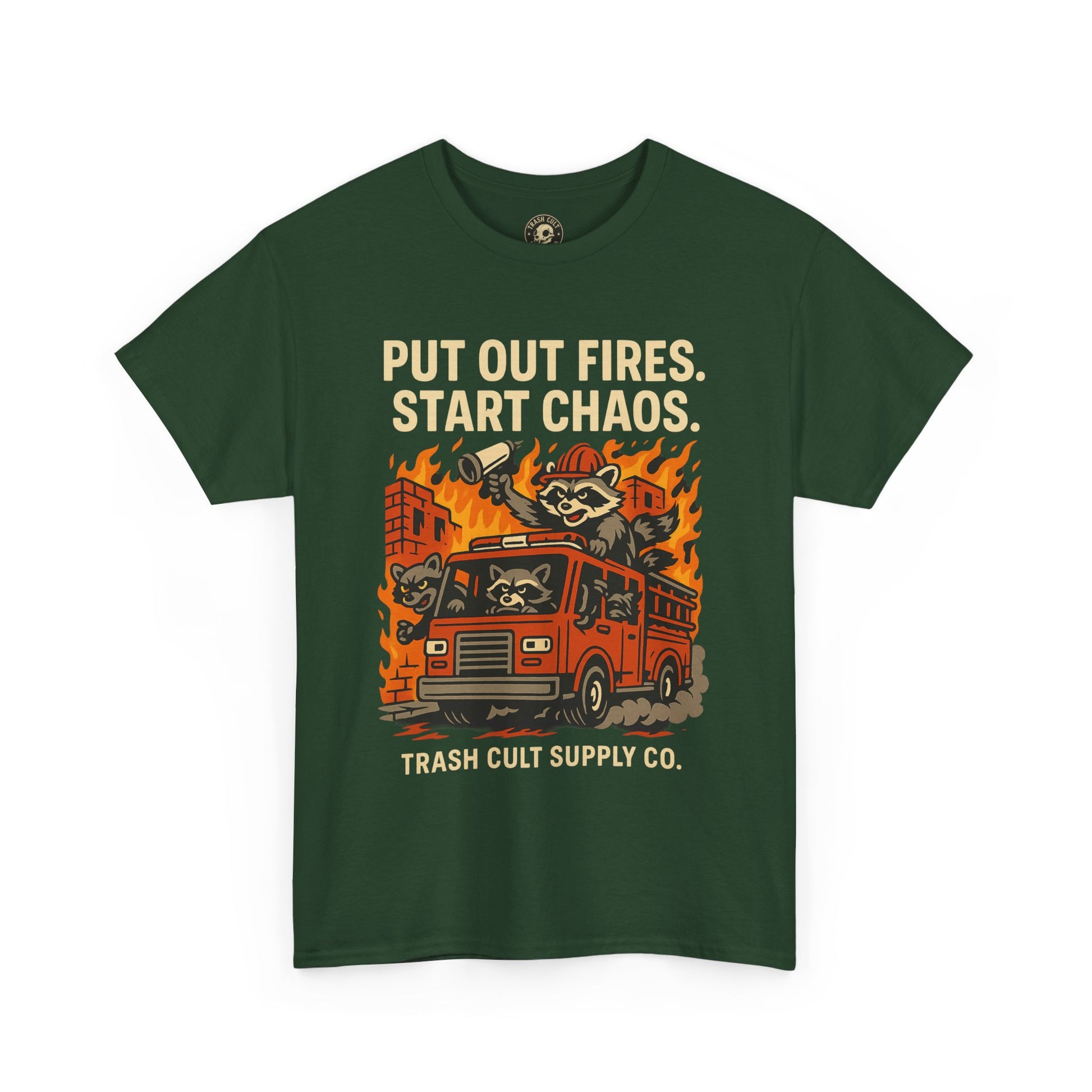 Put Out Fires Start Chaos Unisex Heavy Cotton Tee | Funny Firefighter Shirt | Casual Wear | Gift for Firefighter Lovers, Firefighter [...]