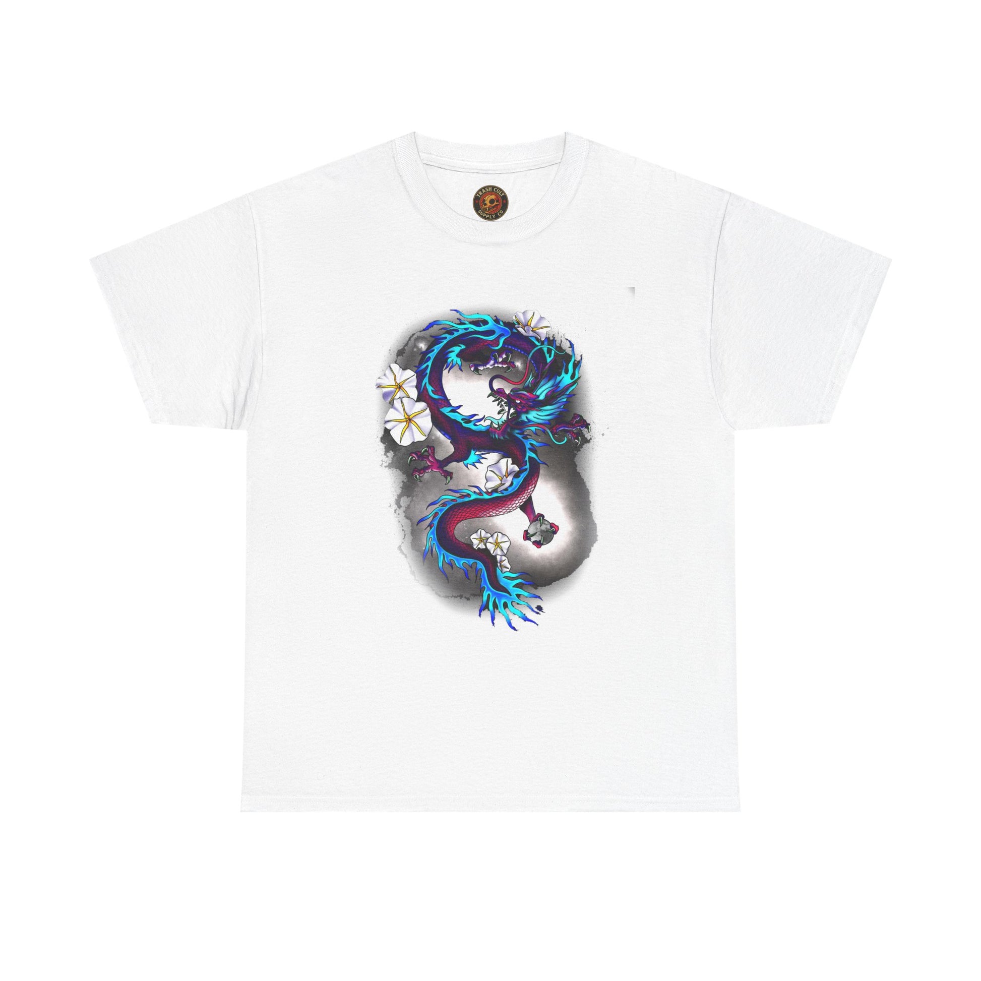 Electric Dragon Tattoo T-Shirt – Lara Davenport x Trash Cult Supply Co. Collab (Gildan 5000)