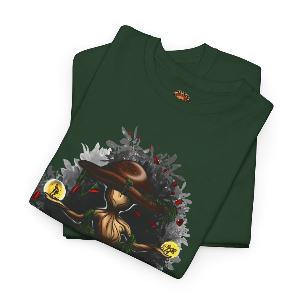 Mushroom Spirit T-Shirt – Lara Davenport x Trash Cult Supply Co. Collab (Gildan 5000)