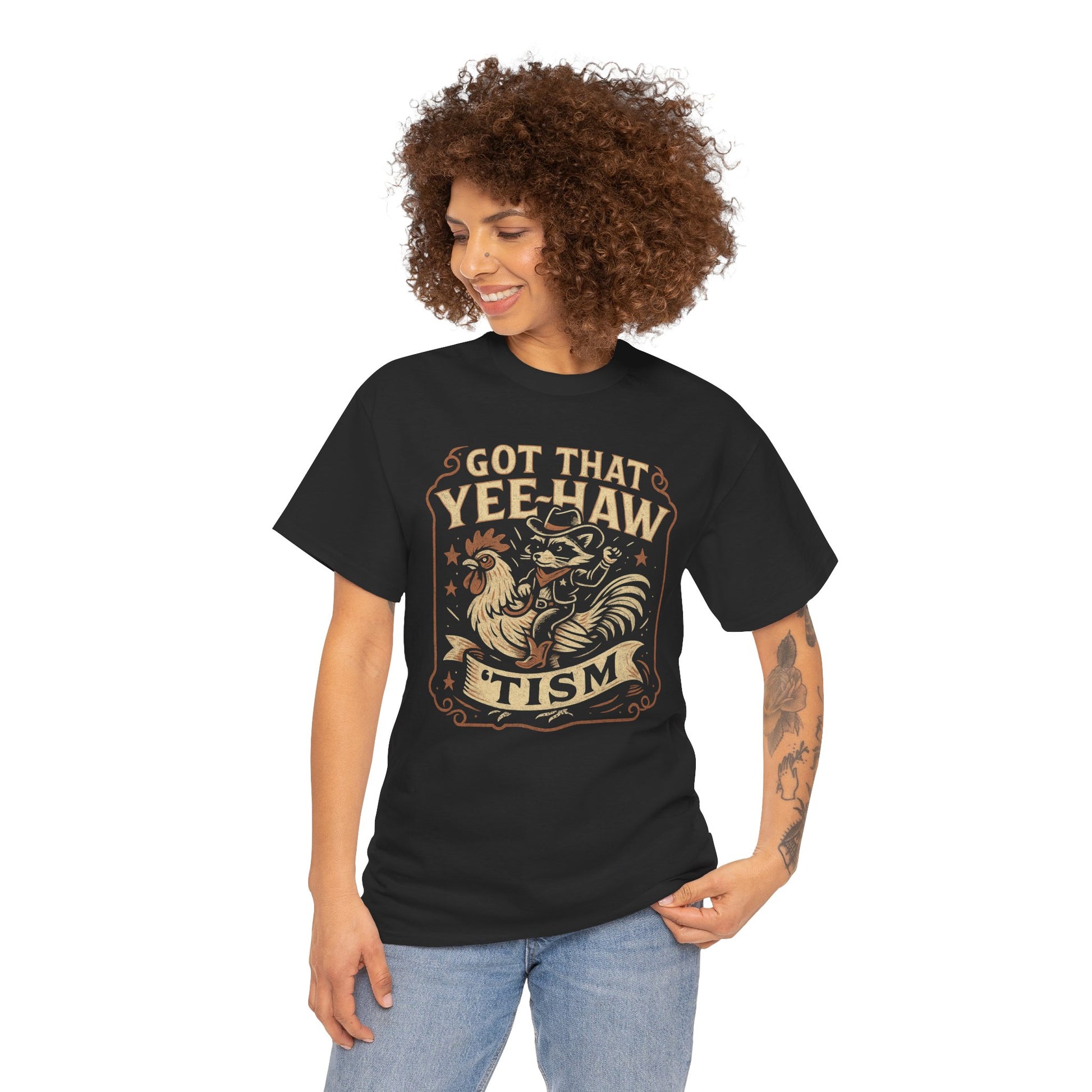 Got That Yee-Haw ’Tism™ Graphic Tee | Gildan 5000 Unisex Heavy Cotton