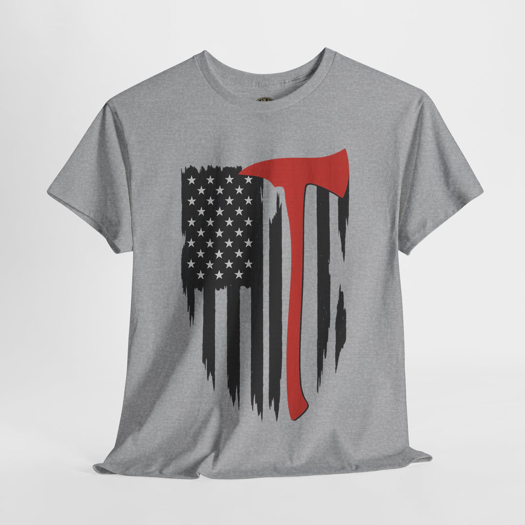American Pride Unisex Heavy Cotton Tee, Casual Shirt, Graphic Tee, Gift for Him, Independence Day Apparel