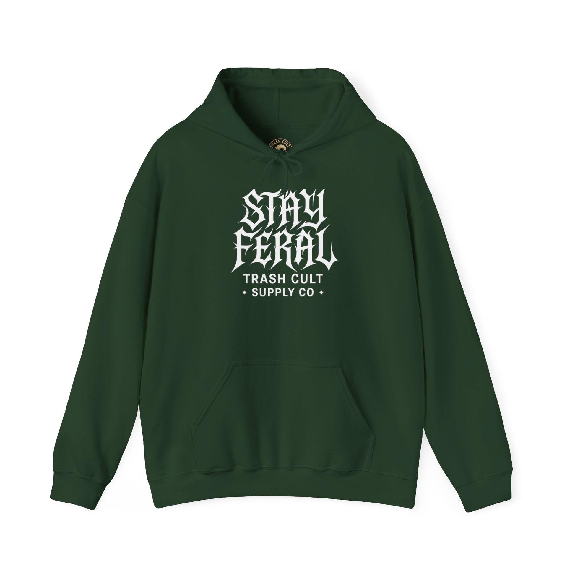 Stay Feral Gothic Hoodie – Trash Cult Supply Co Unisex Pullover