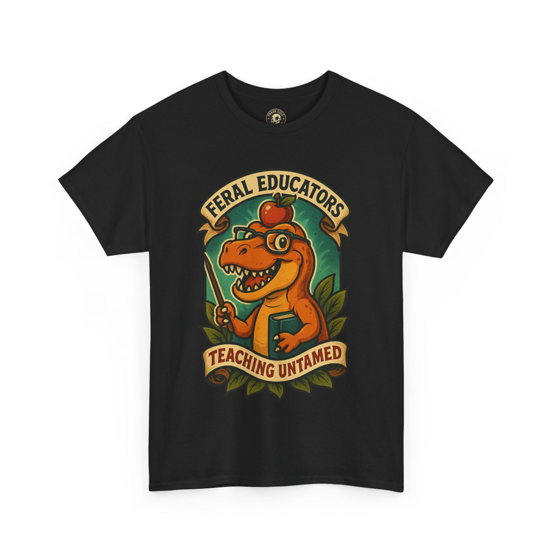 Feral Educators Tee, Fun Teacher Shirt, Unisex Cotton Tee, Gift for Educators, Classroom Apparel, Teacher Appreciation Day