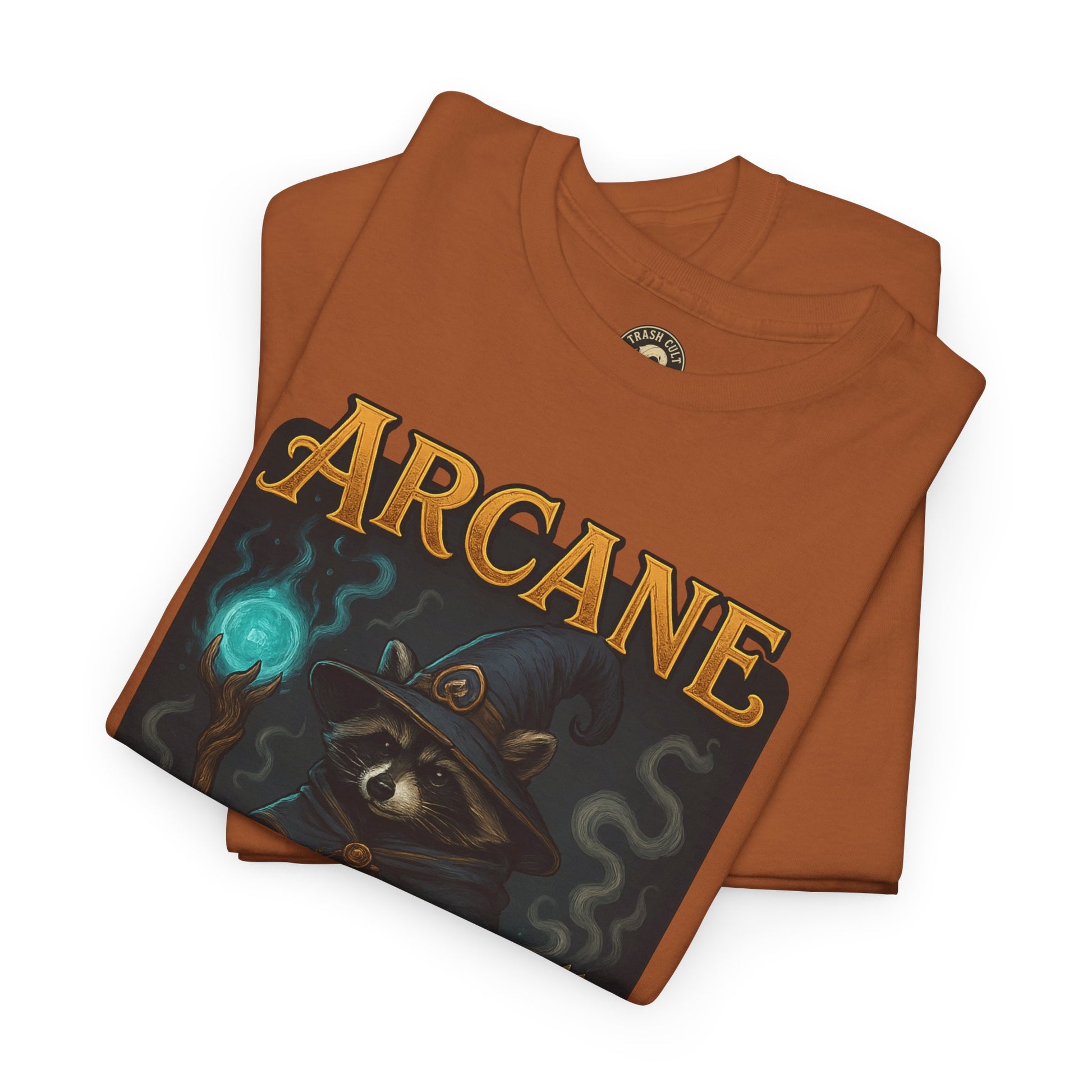 Arcane Trash Cult Unisex Heavy Cotton Tee, Cult Merchandise, Witchy Style, Halloween Tee, Casual Everyday Wear