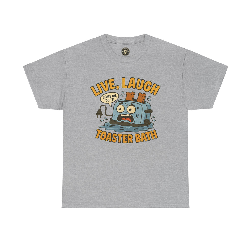 Funny Toaster Bath Tee, Humorous Unisex Shirt, Gift for Friends, Lightweight Cotton Tee, Birthday Party Outfit