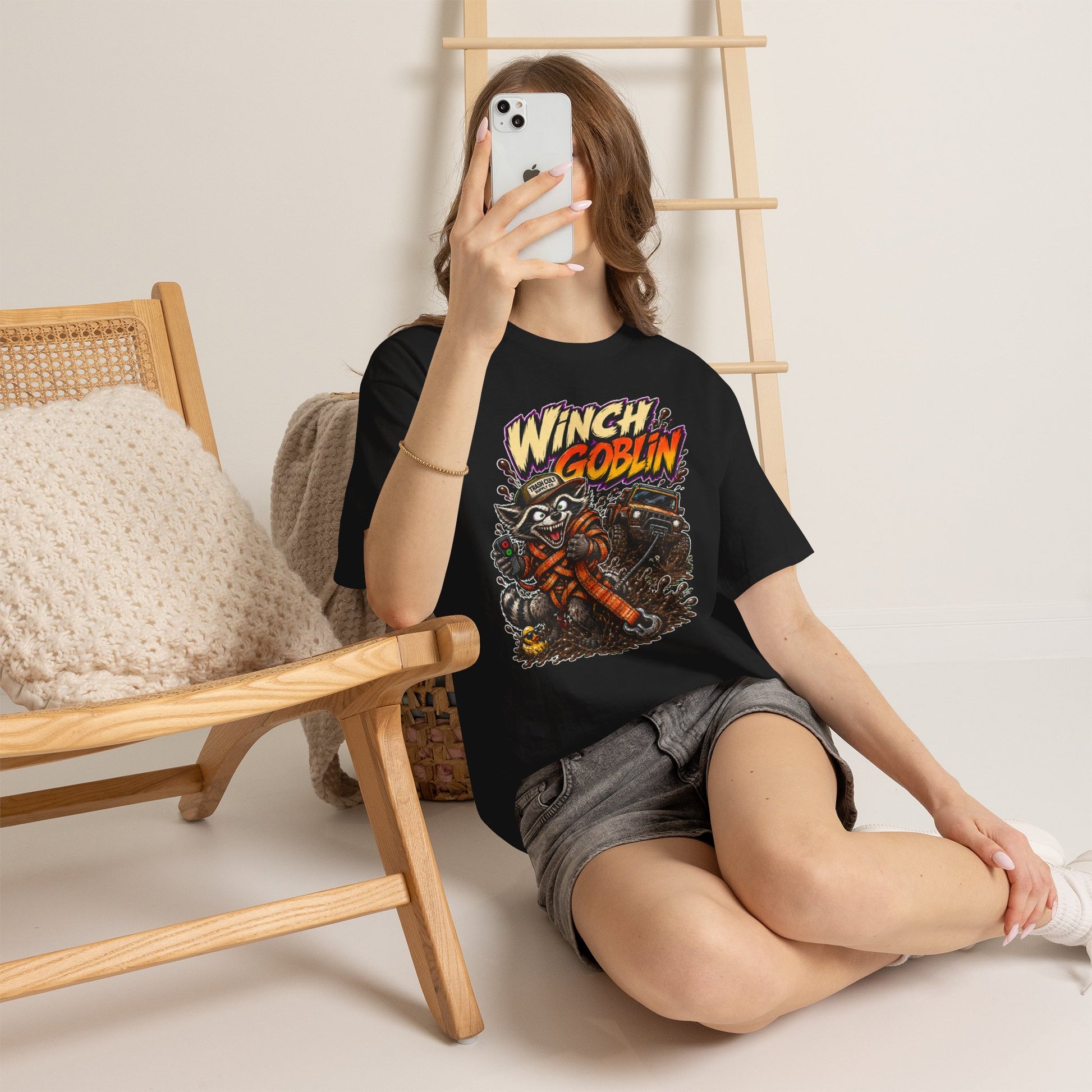 Winch Goblin Tee — Vintage Tow Truck Mechanic Graphic Shirt