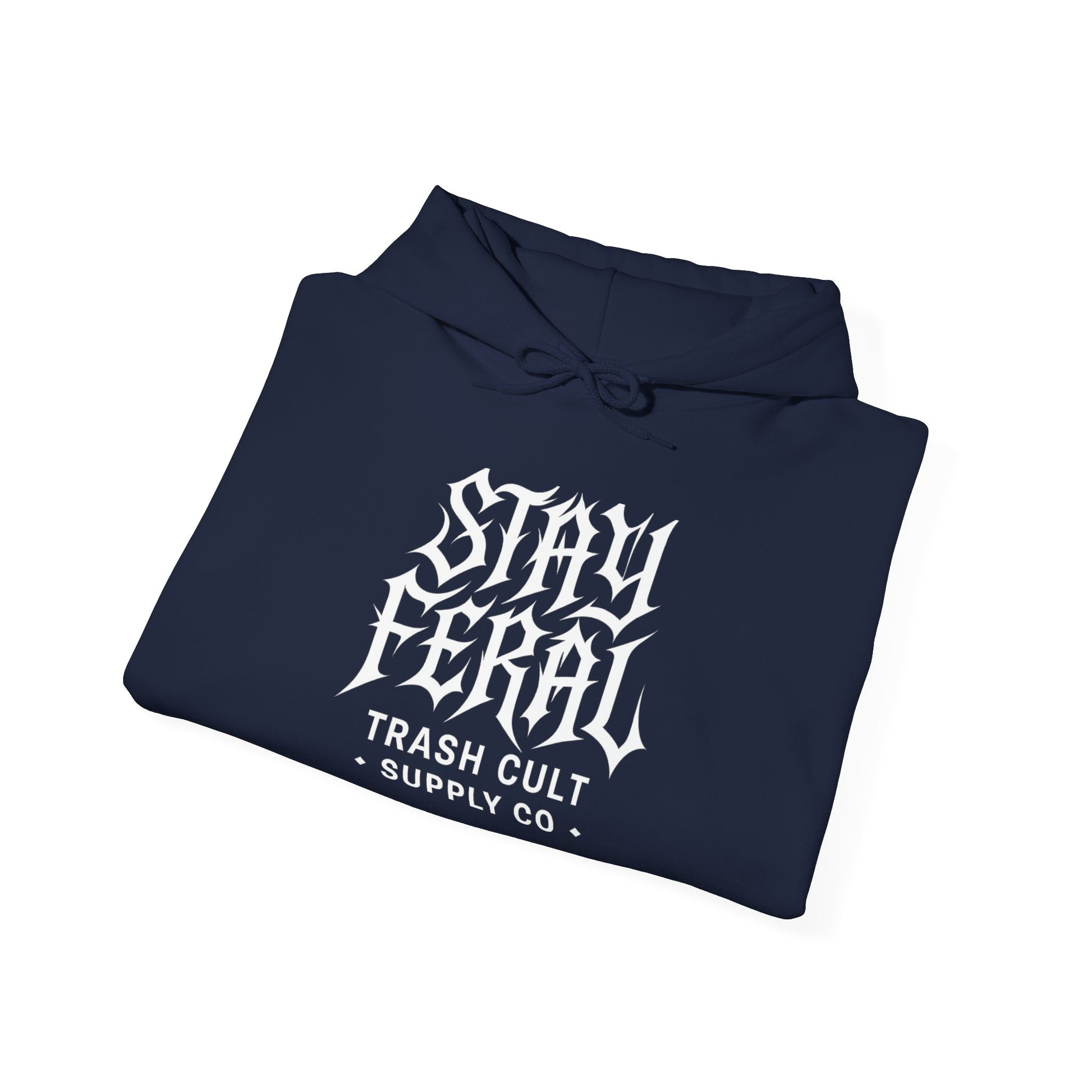 Stay Feral Gothic Hoodie – Trash Cult Supply Co Unisex Pullover